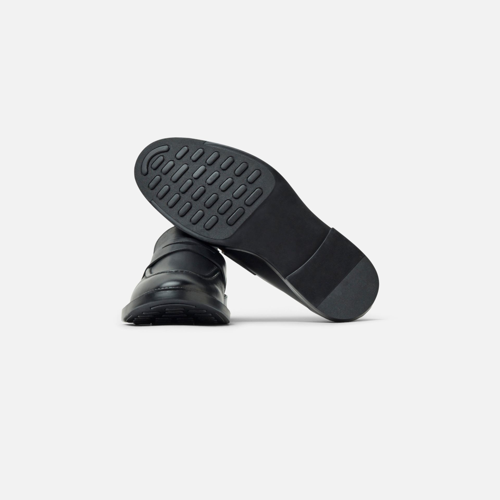 Mocassim Couro City Preto