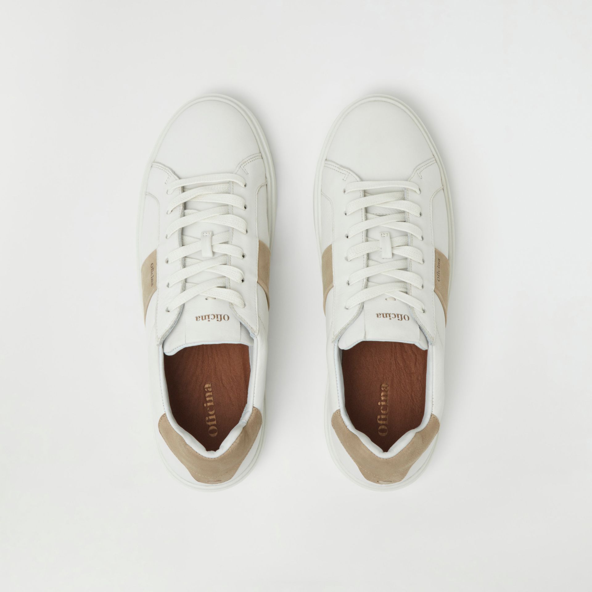 Tênis Refine Bold Branco e Areia