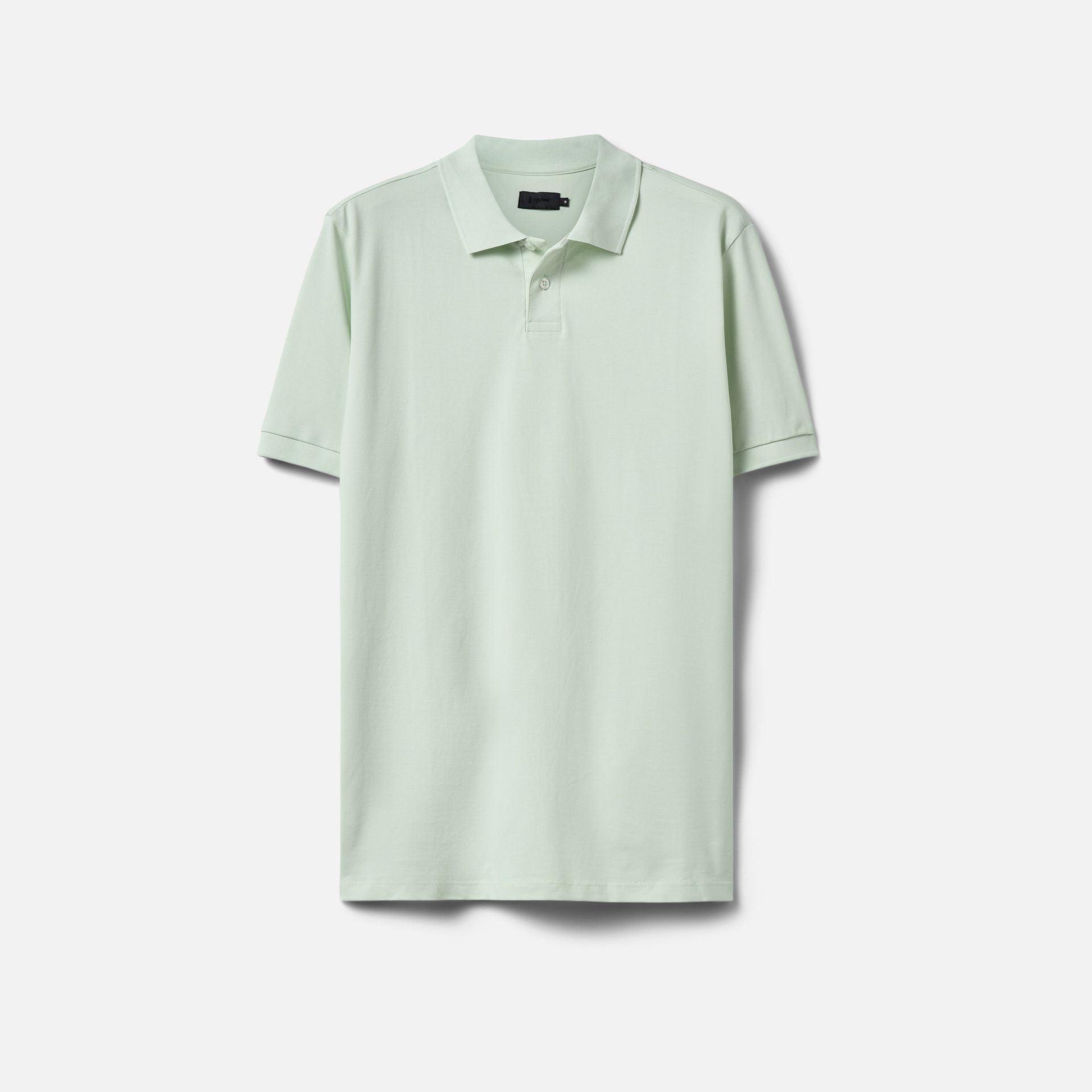 Polo Piquet Algodão Verde Lima