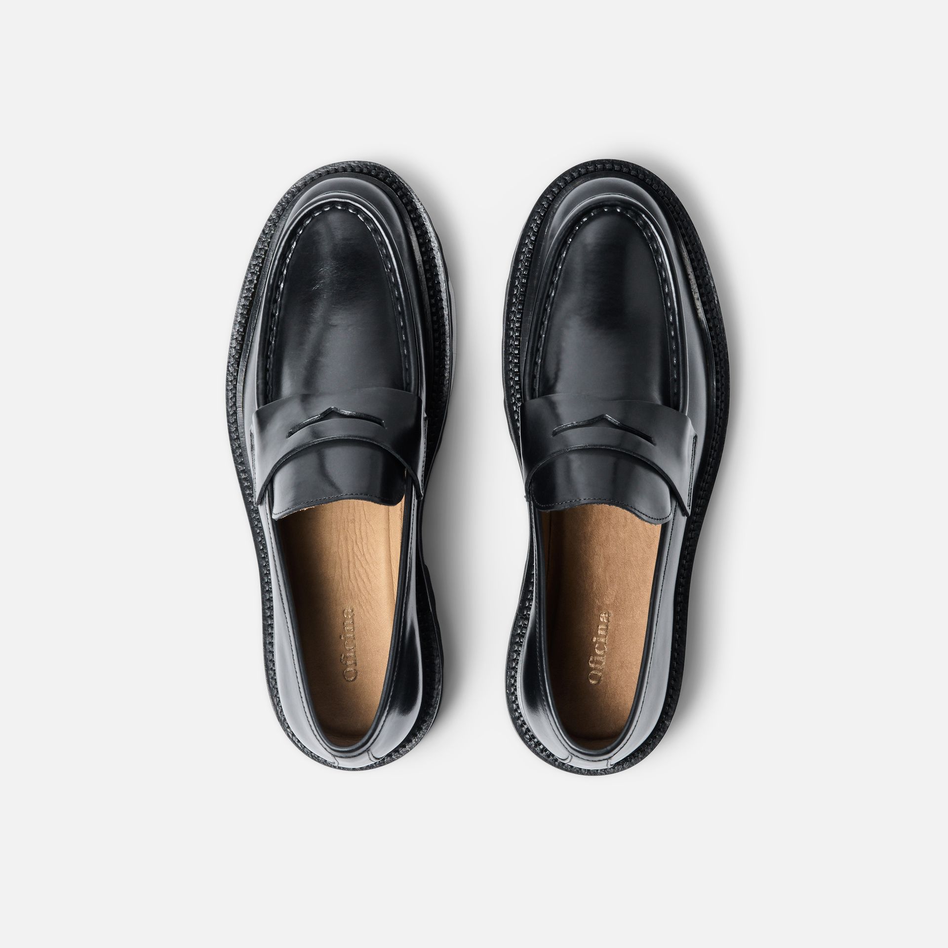 Mocassim Couro Hugo Preto