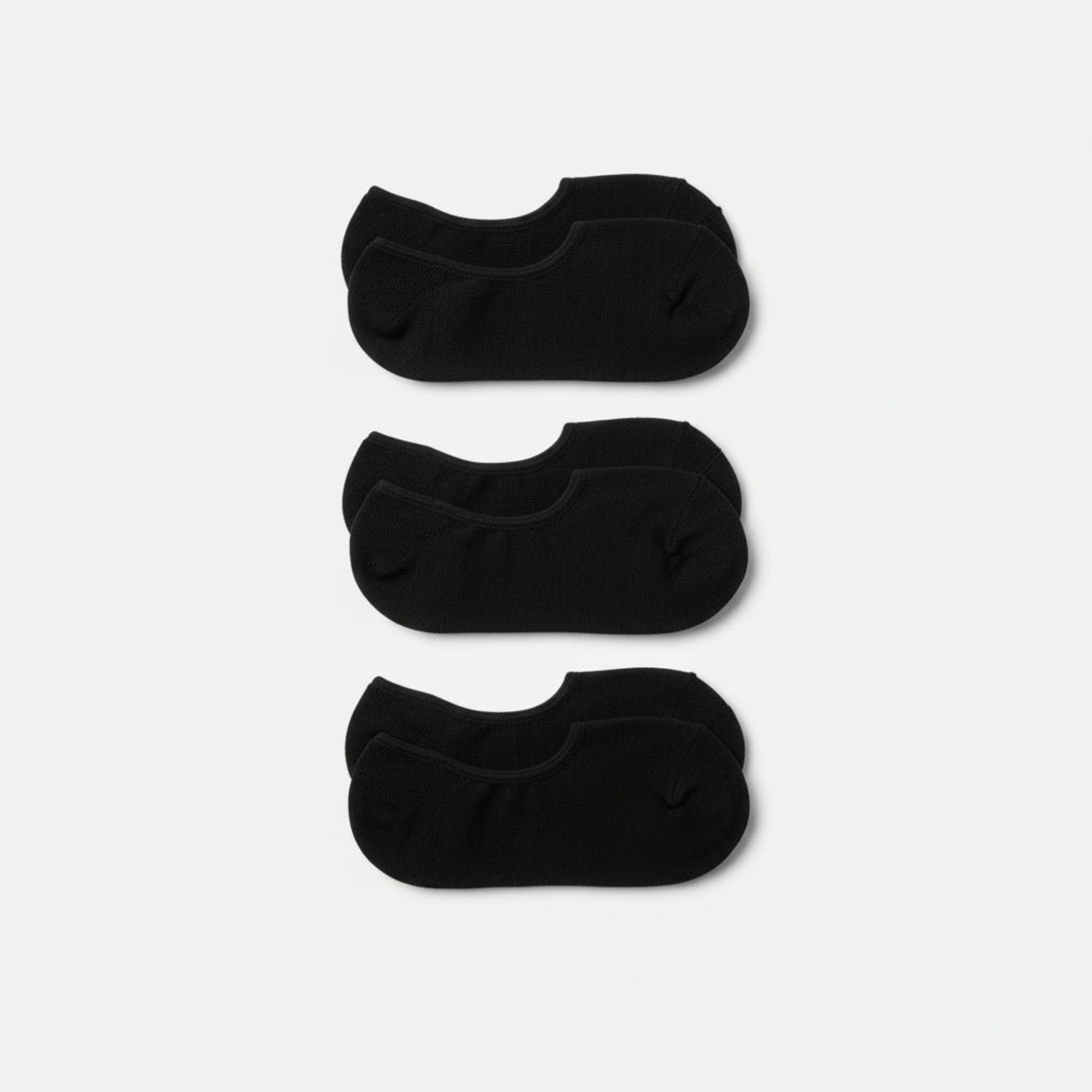 Kit Meia Invisível Preta