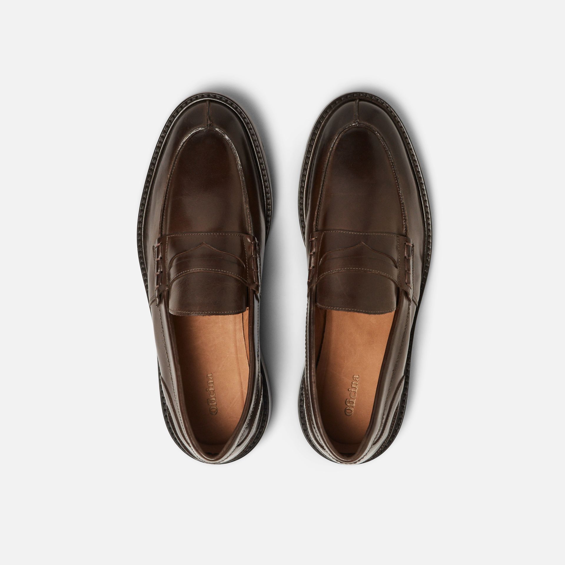 Mocassim Couro Roger Cafe