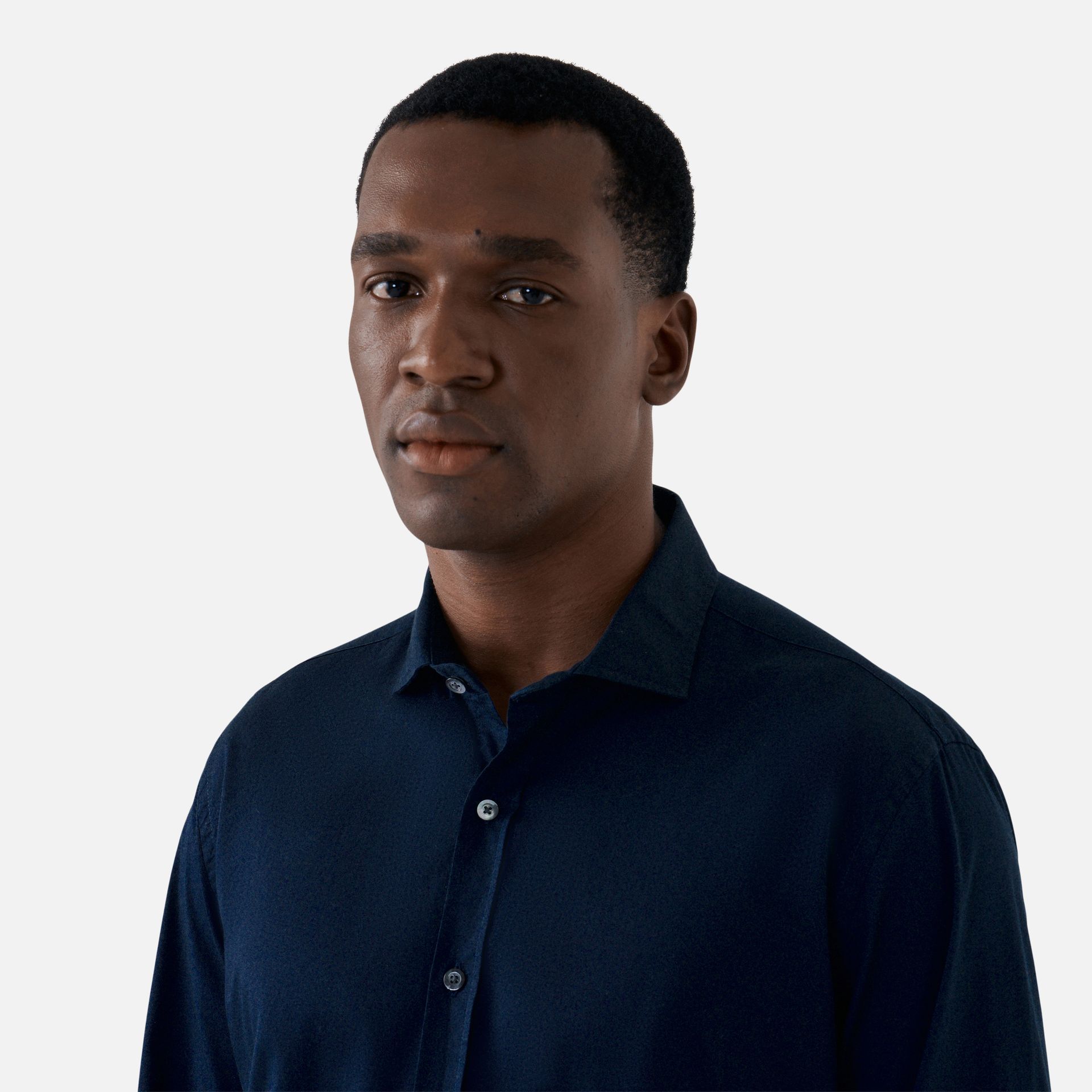 Camisa Chino Azul Marinho