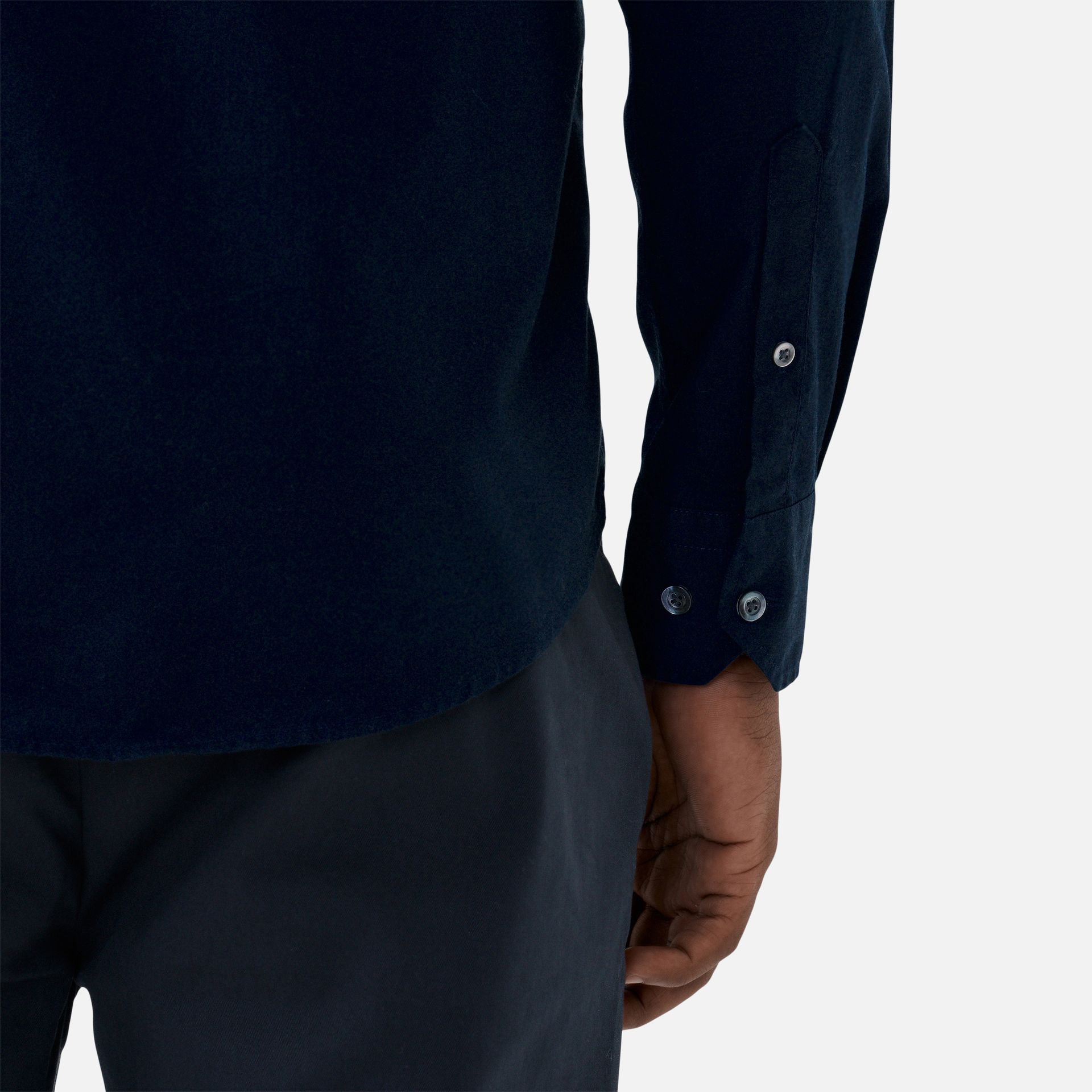 Camisa Chino Azul Marinho Media 3