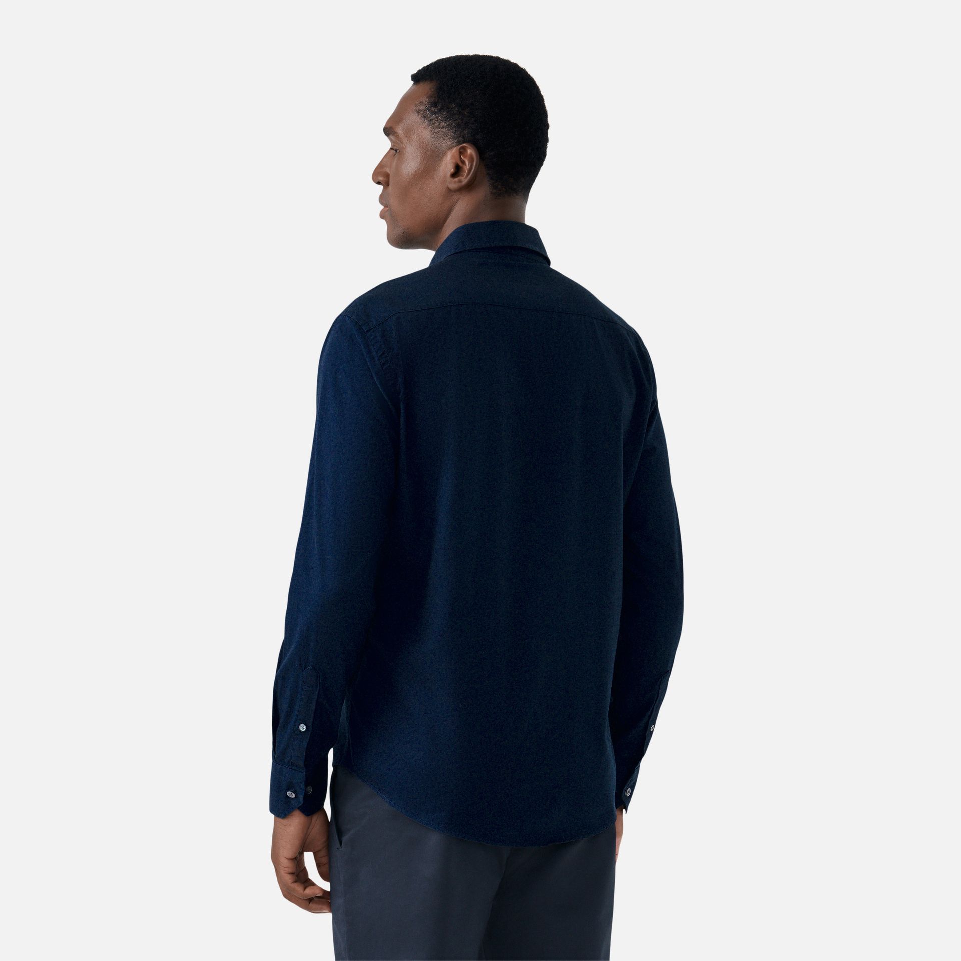 Camisa Chino Azul Marinho