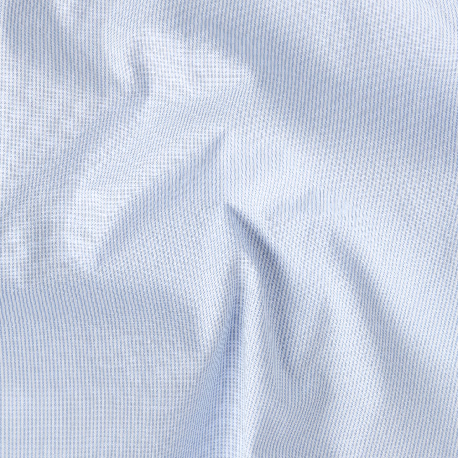 Camisa Oxford Branca e Azul