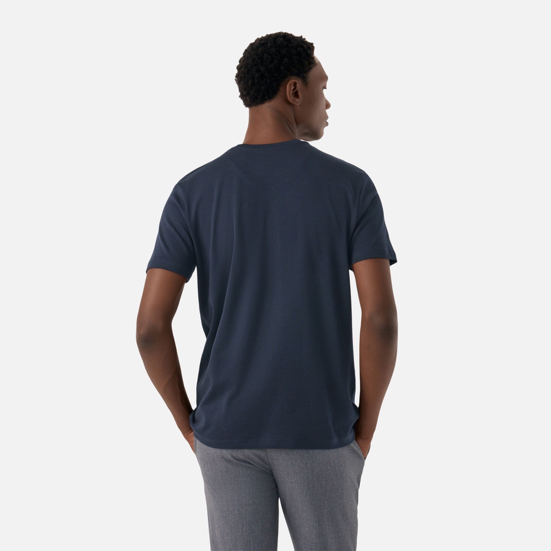 Camiseta Pima Premium Marinho