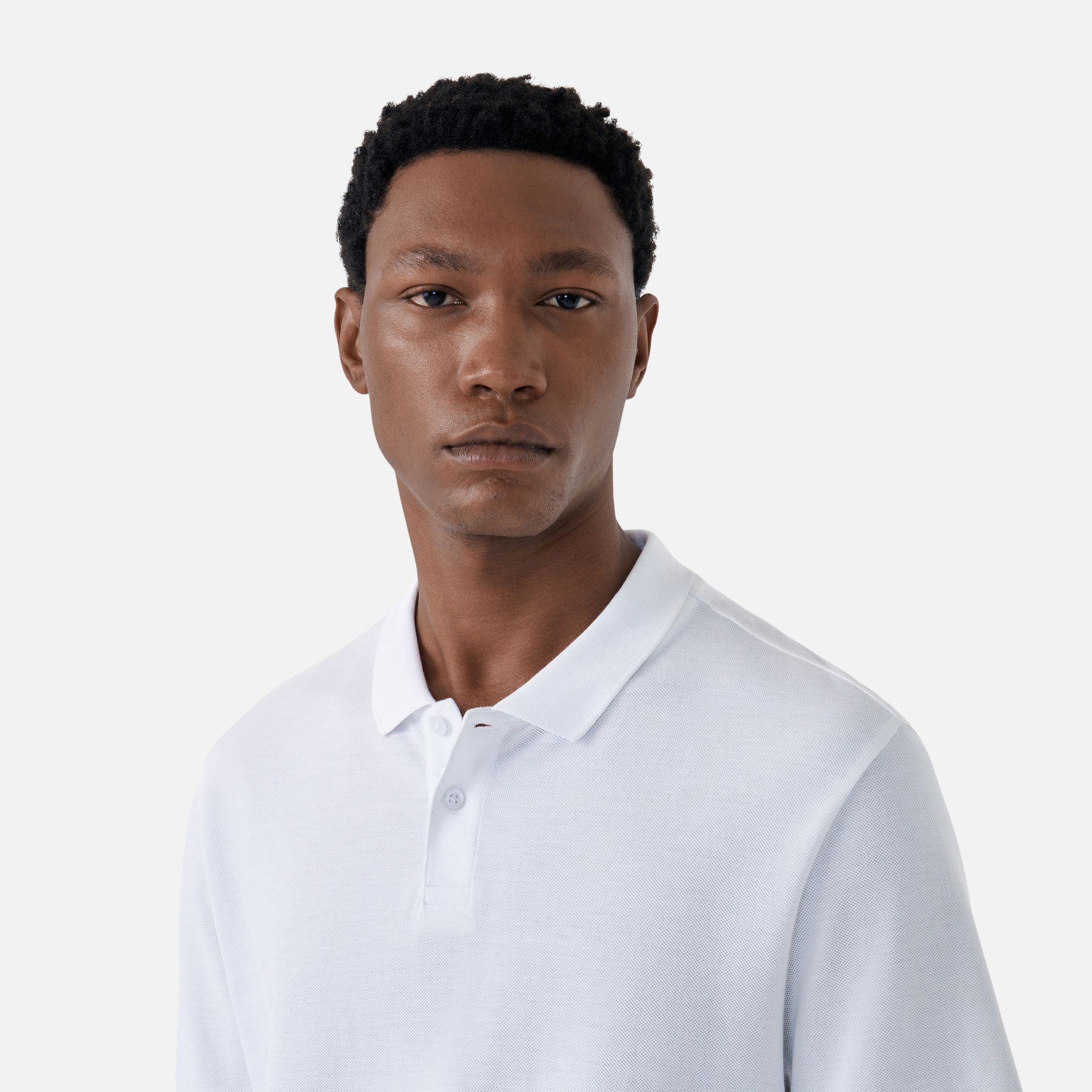 Polo Pima Piquet Branca
