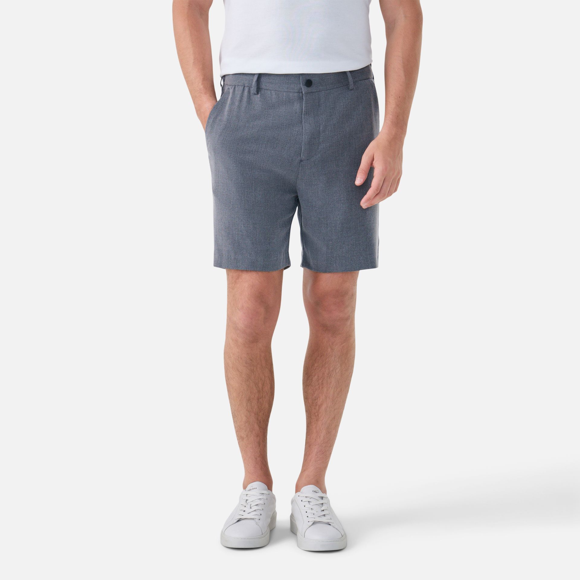 Bermuda Maleável Cinza Chumbo