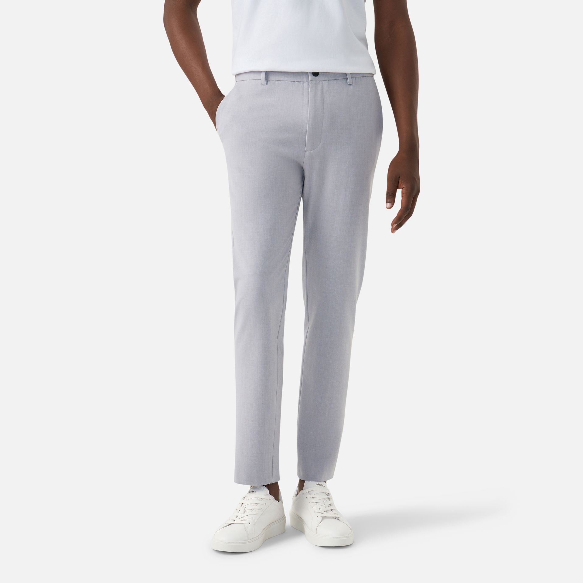 Calça Maleável Cinza Claro Media 1