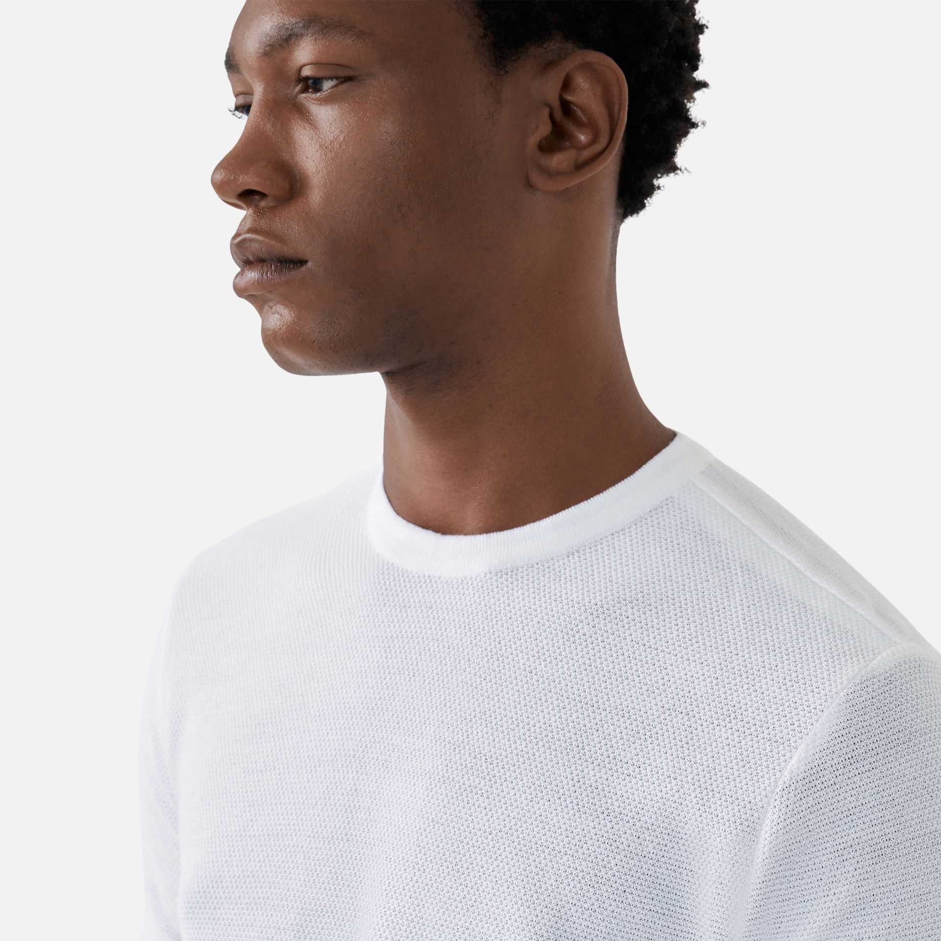 Camiseta Tricot Pinpoint Off White