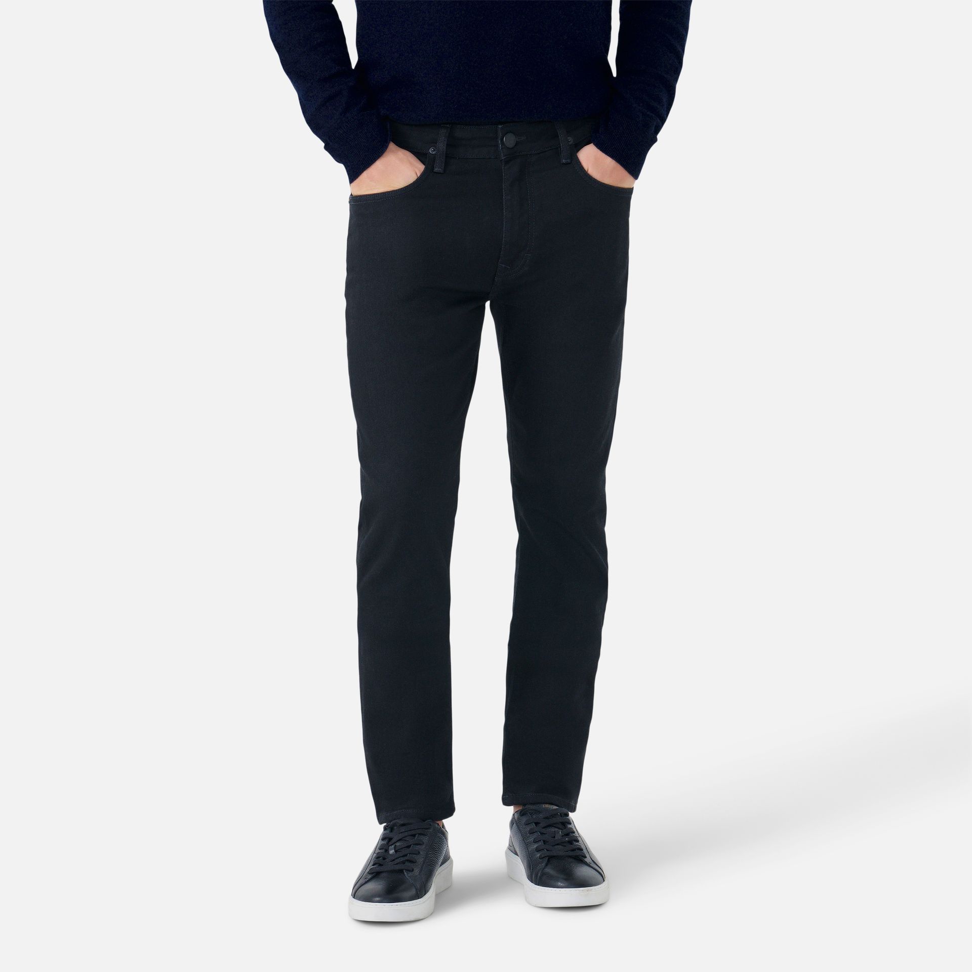 Calça Jeans Slim Preta