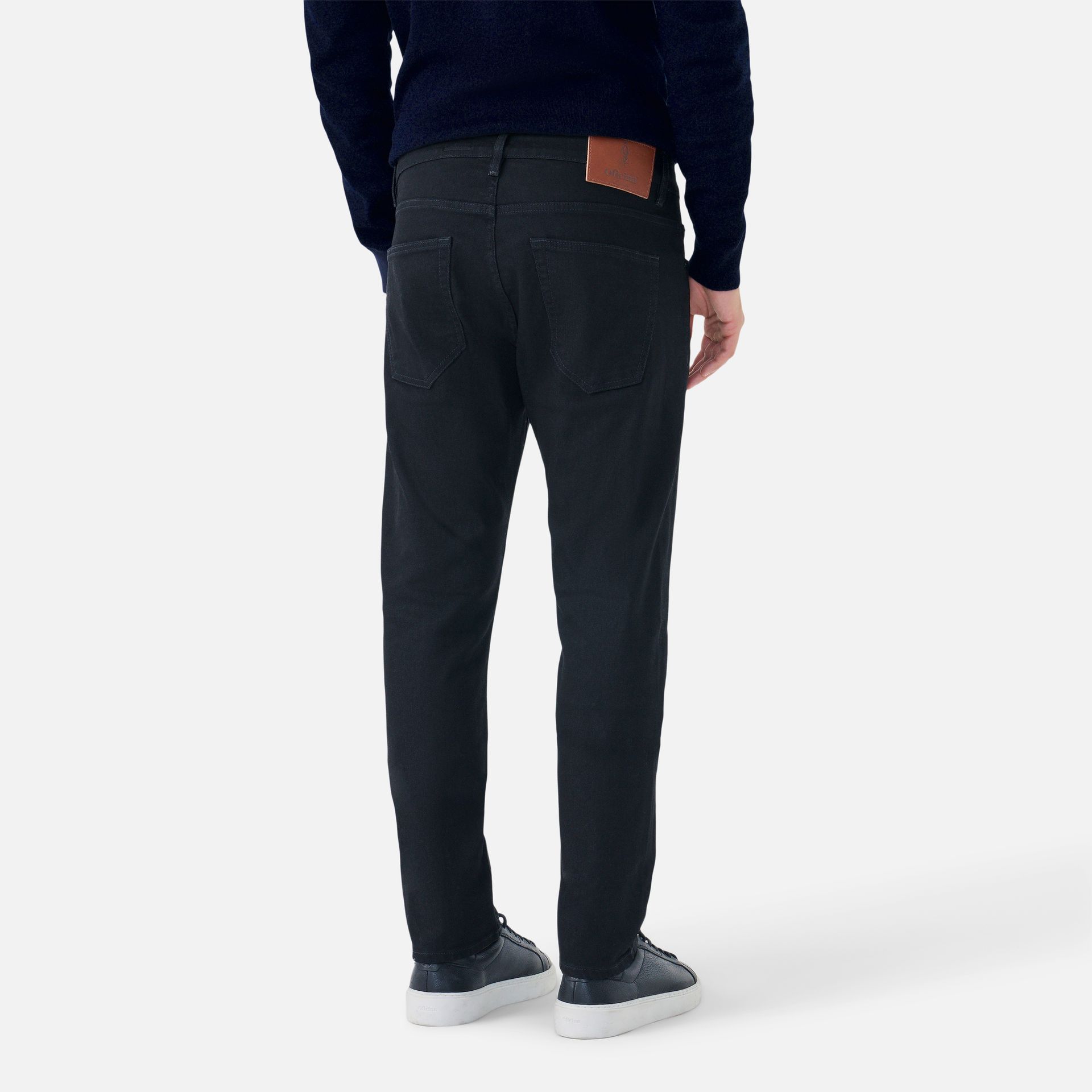 Calça Jeans Slim Preta