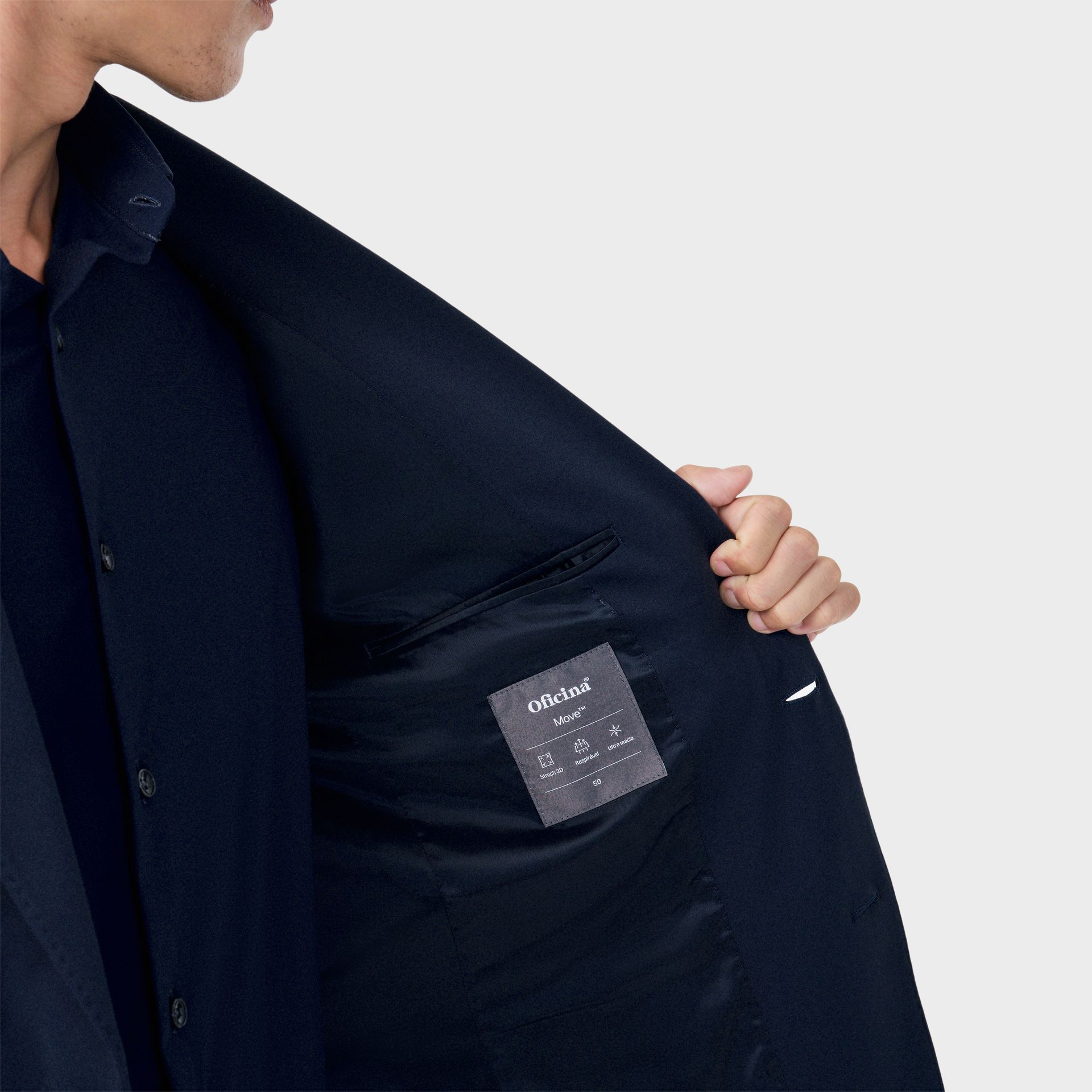 Blazer Move Azul Marinho