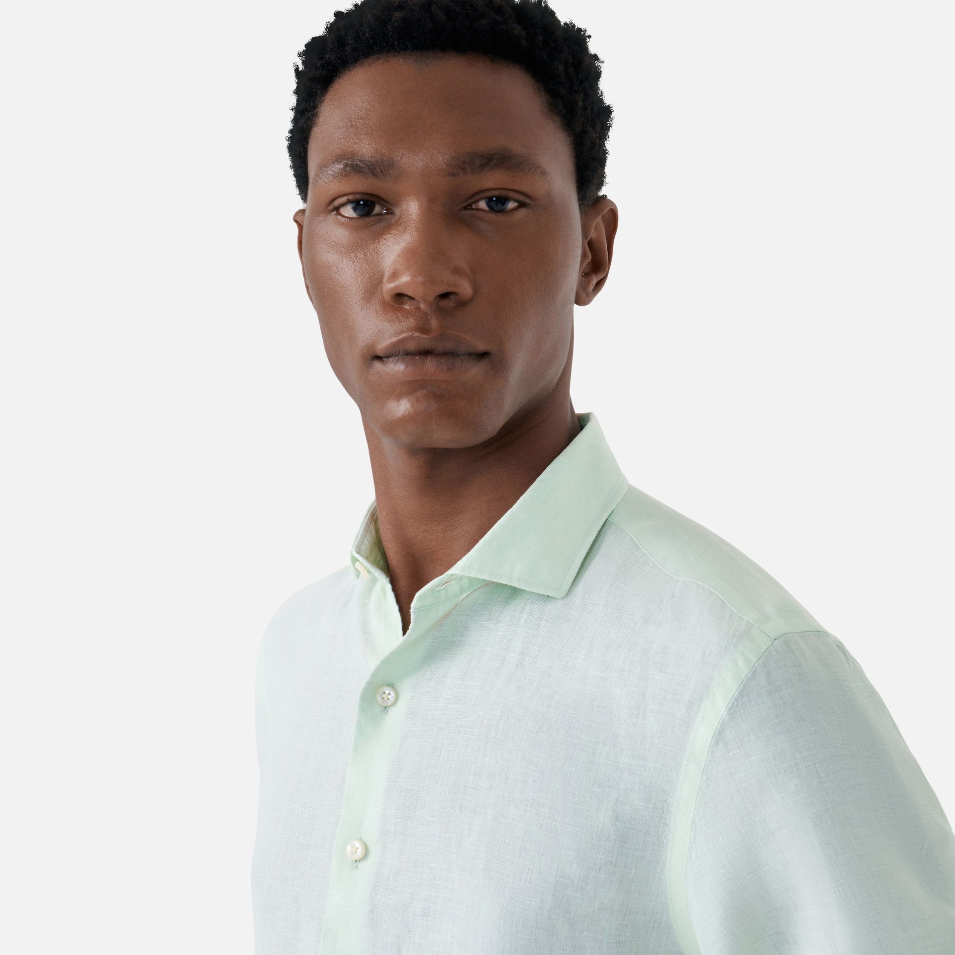 Camisa Linho Verde Lima