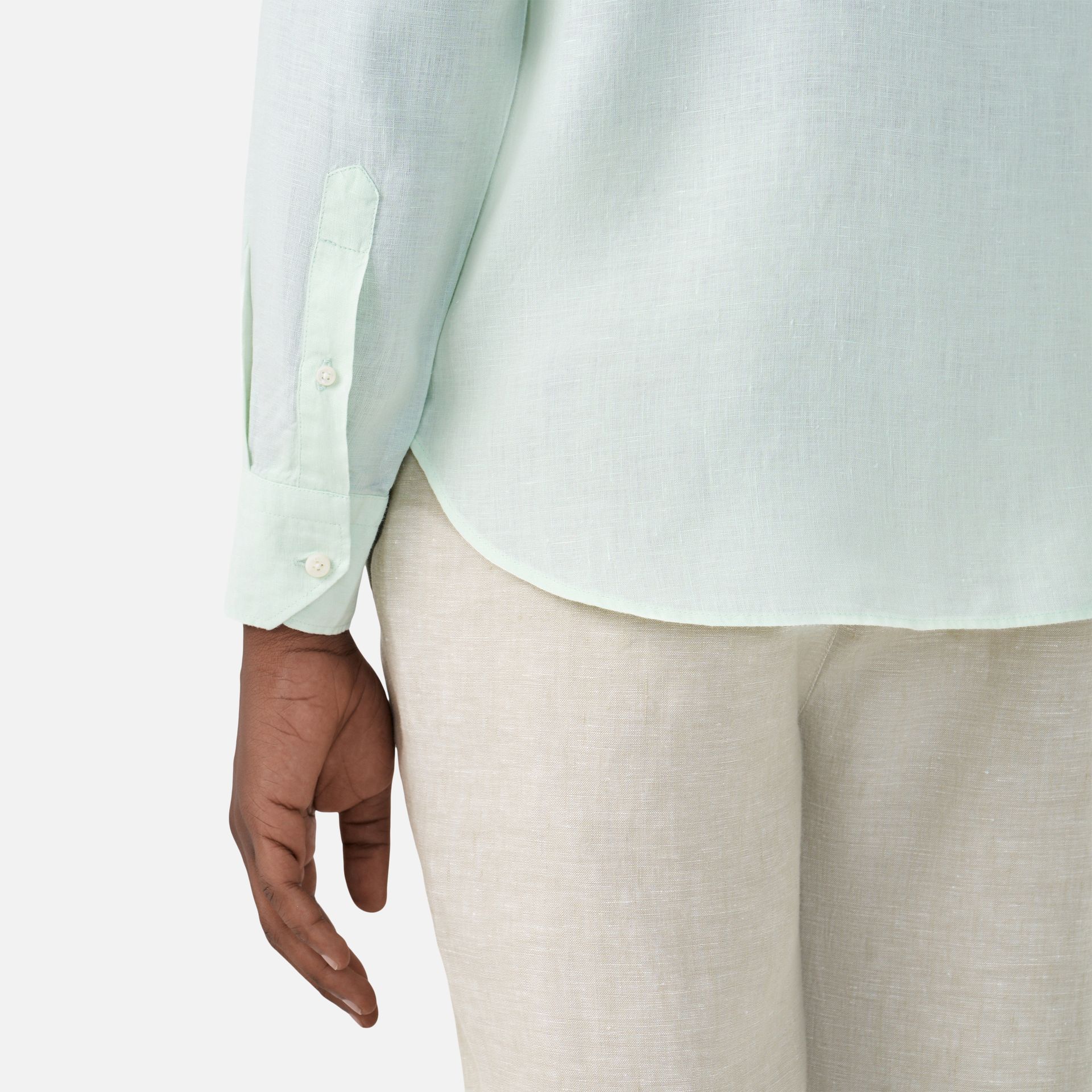 Camisa Linho Verde Lima