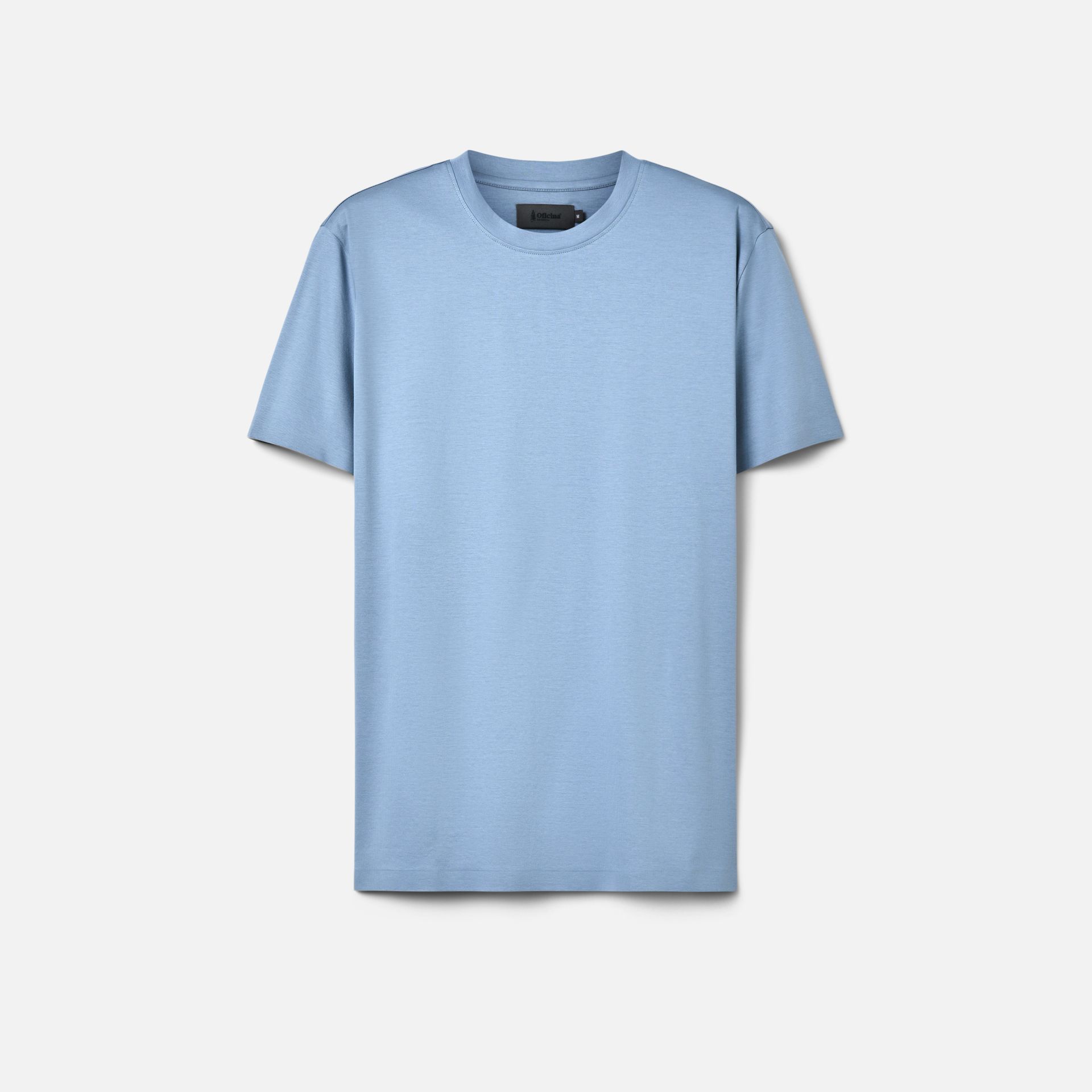 Camiseta Algodão Seda Azul