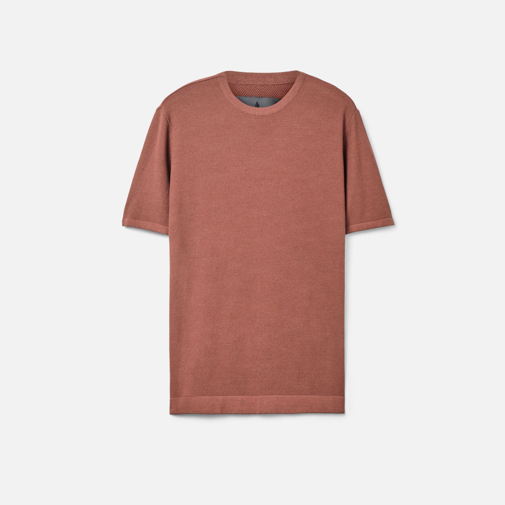 Camiseta Tricot Pinpoint Canela