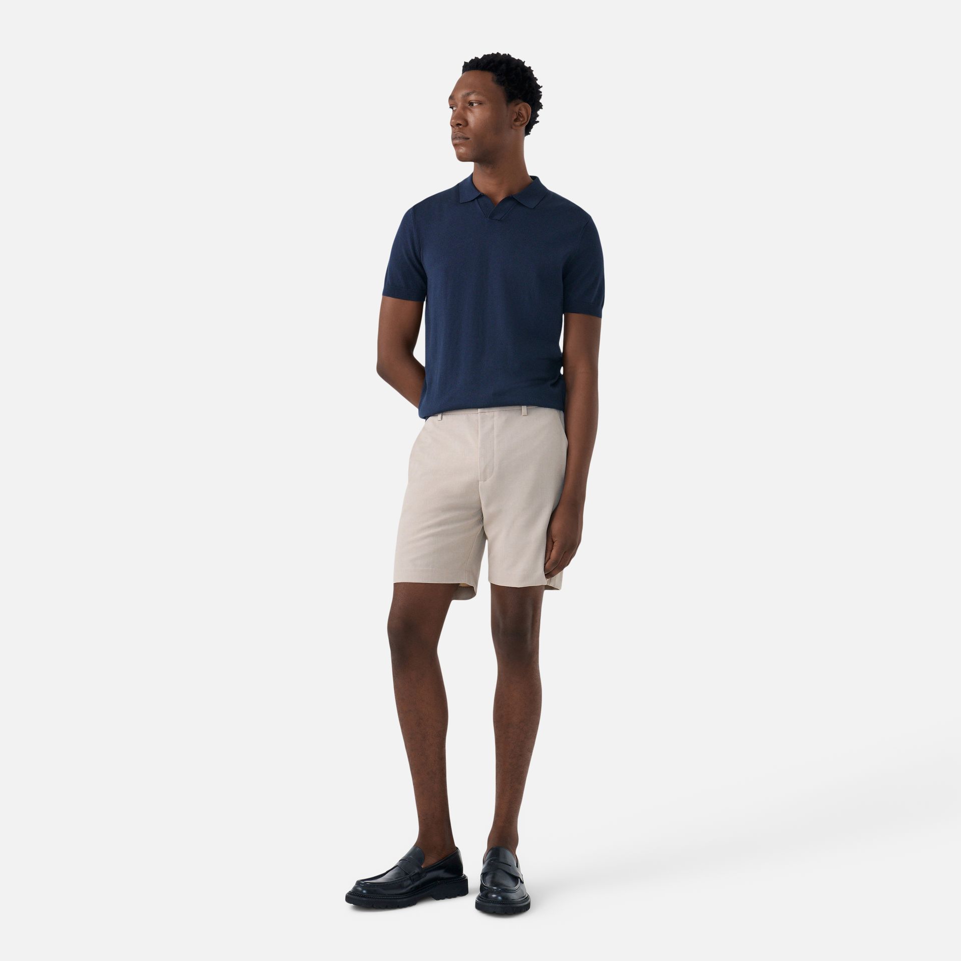 Bermuda Maleável Ecru