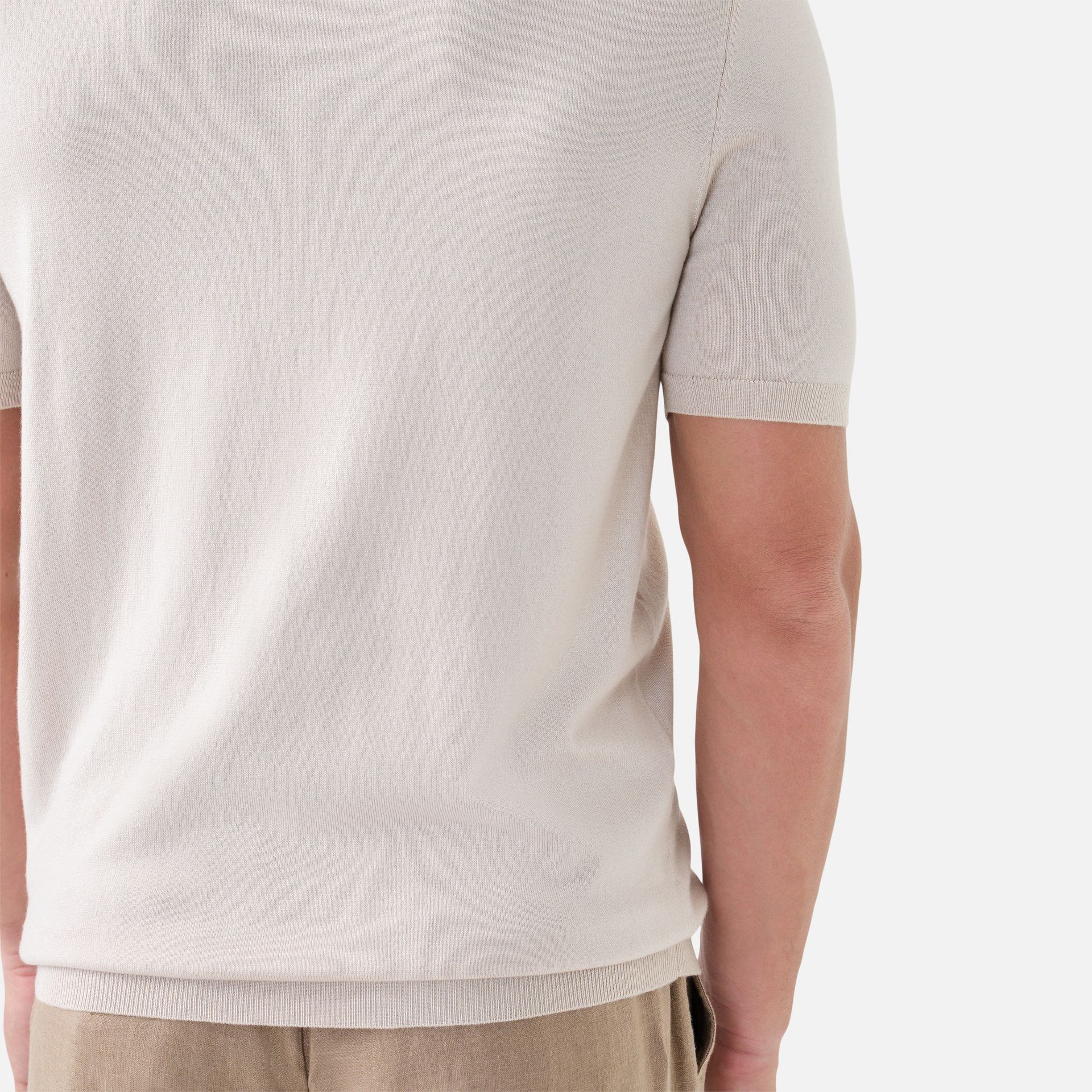 Camiseta Tricot Isla Ecru