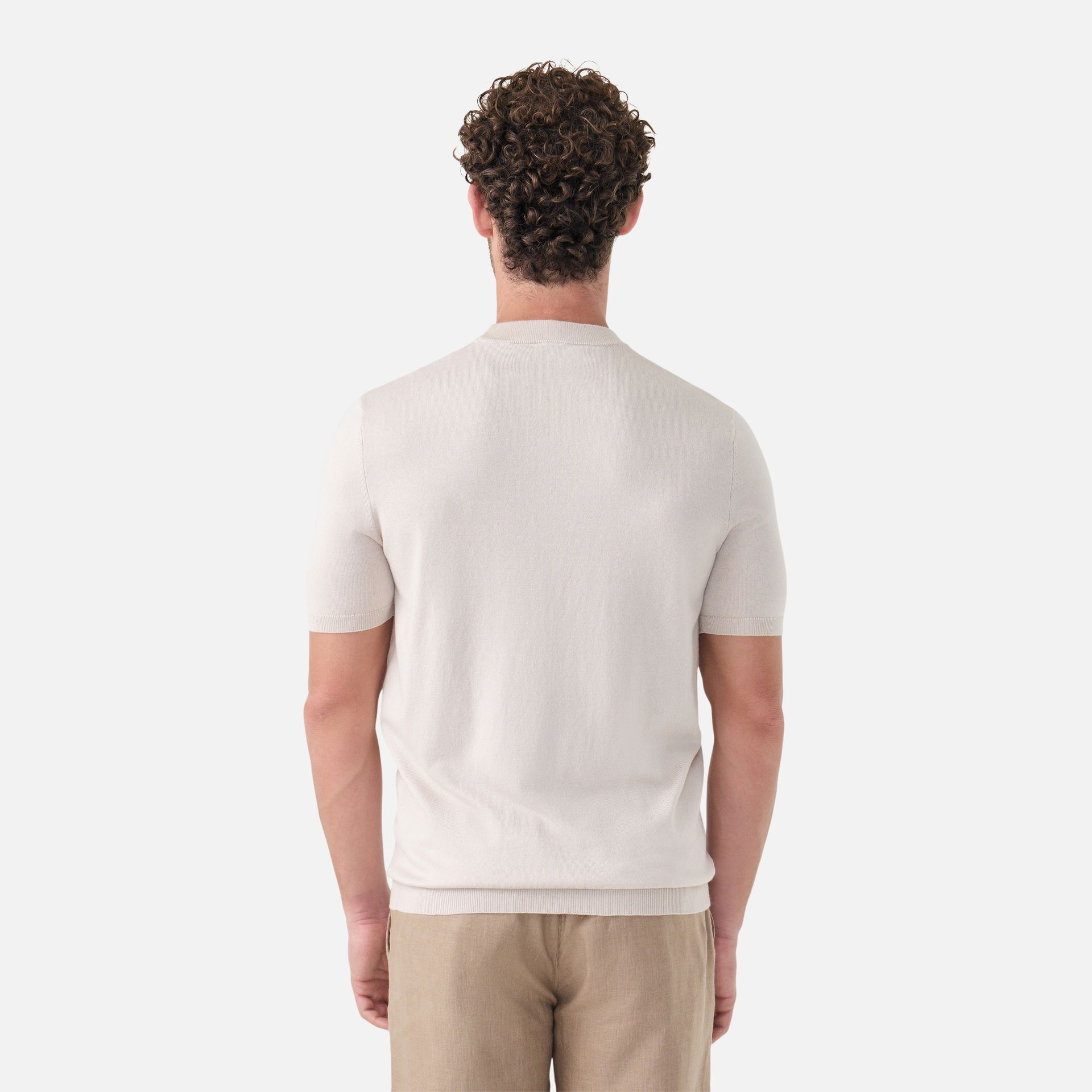 Camiseta Tricot Isla Ecru