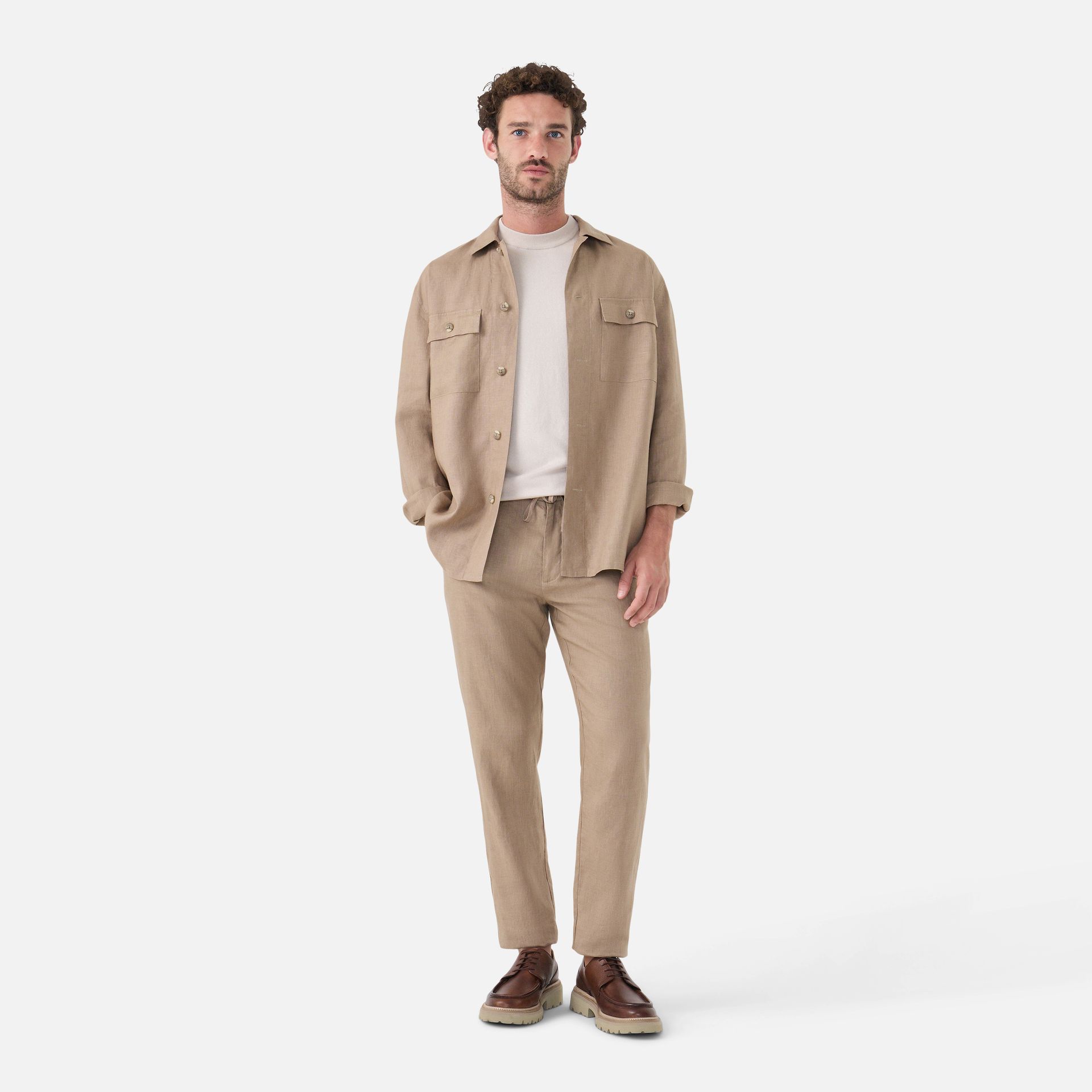 Camiseta Tricot Isla Ecru