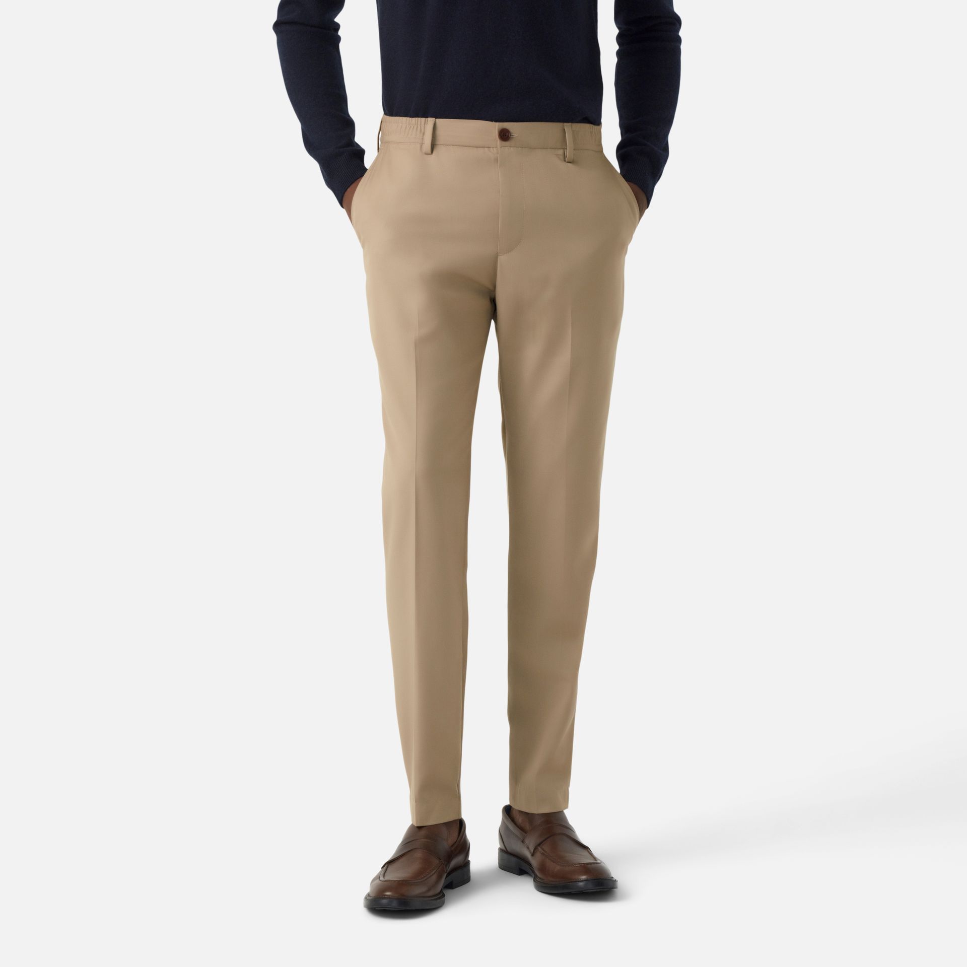Calça Alfaiataria Dublin Khaki Media 1