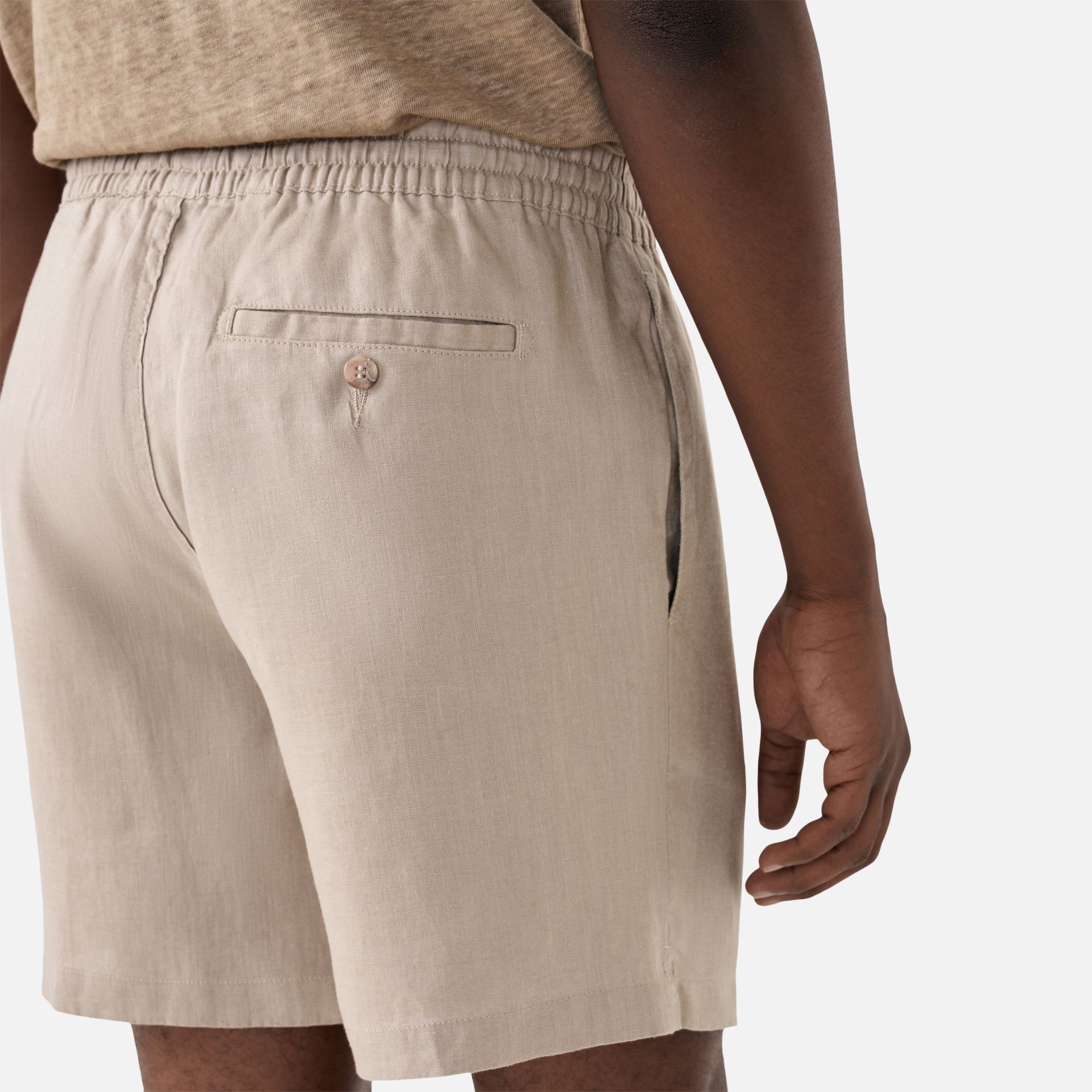 Short Linho Summer Tabaco