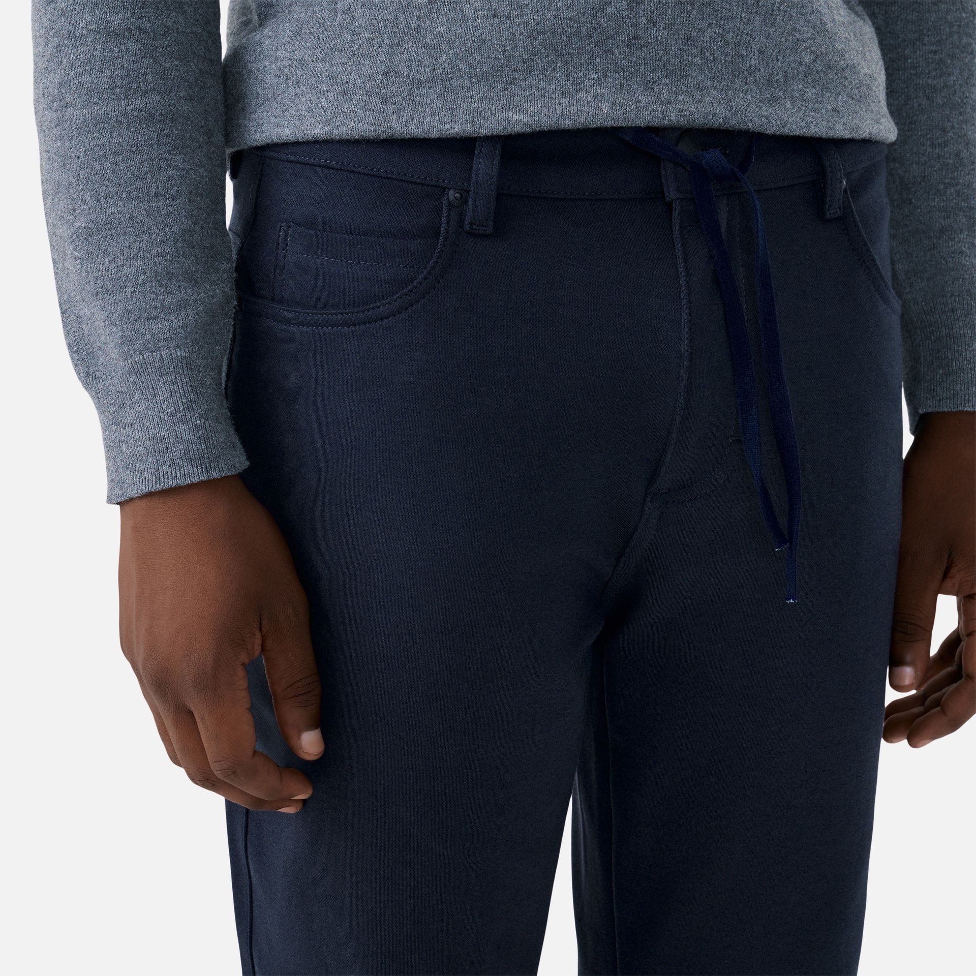 Calça Moletom 247 Azul Marinho Media 2