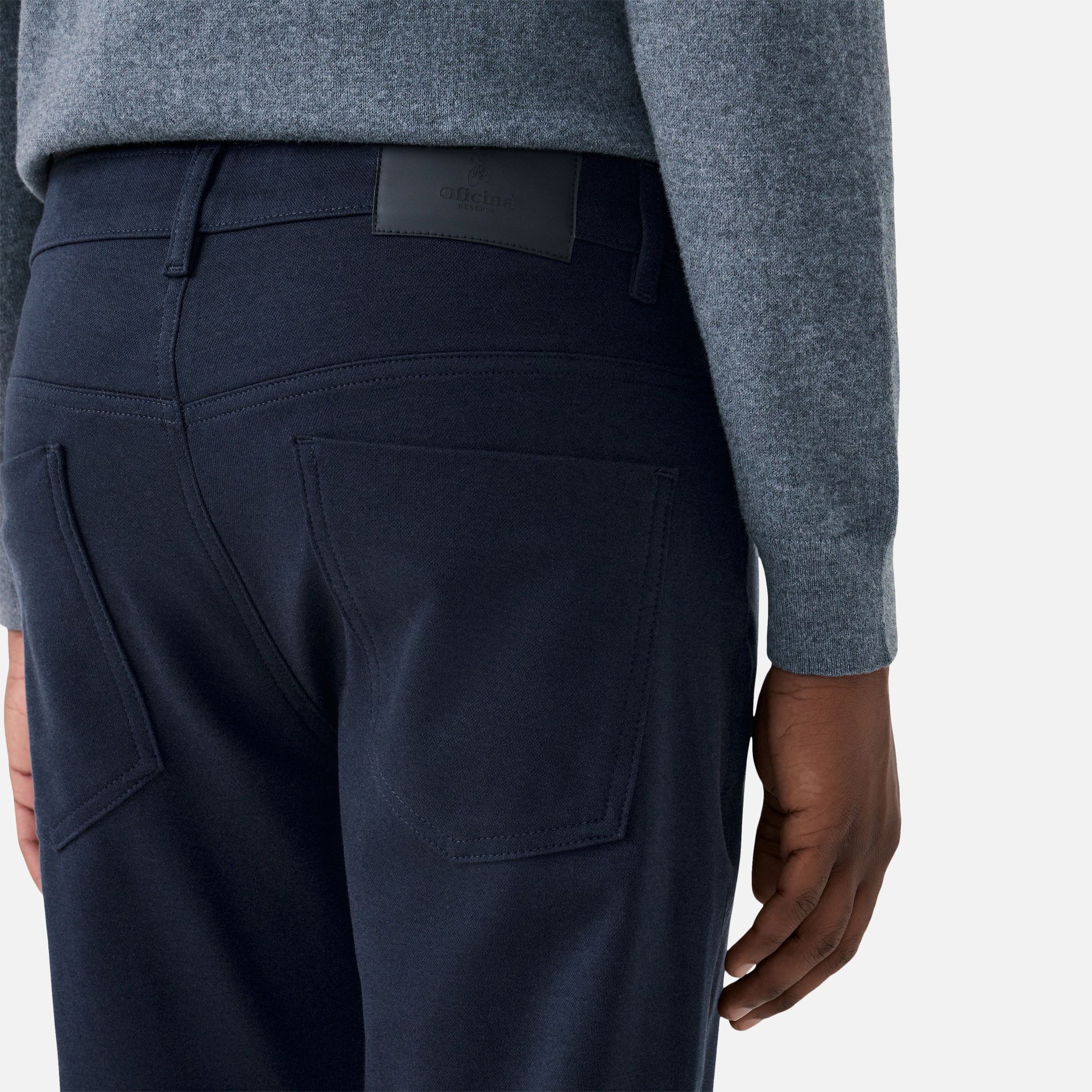 Calça Moletom 247 Azul Marinho