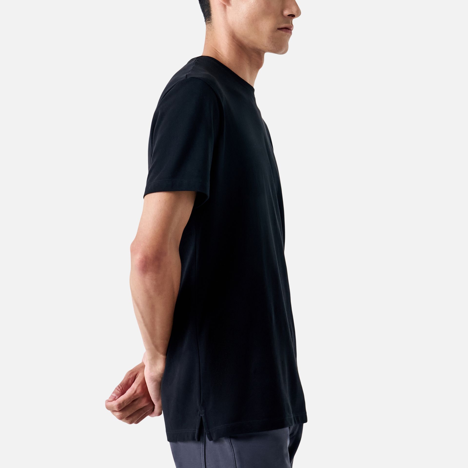 Camiseta Piquet Pima Preta