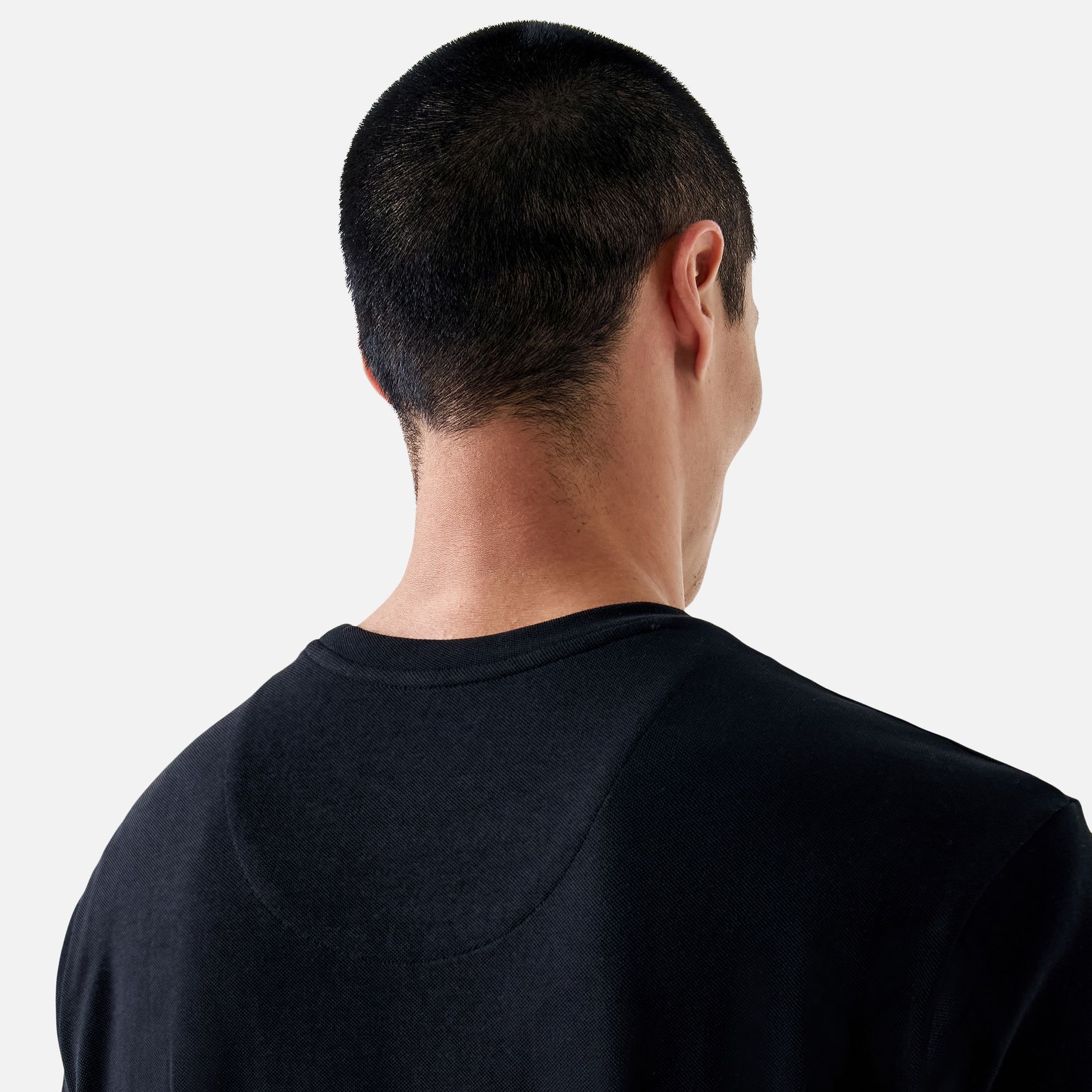 Camiseta Piquet Pima Preta