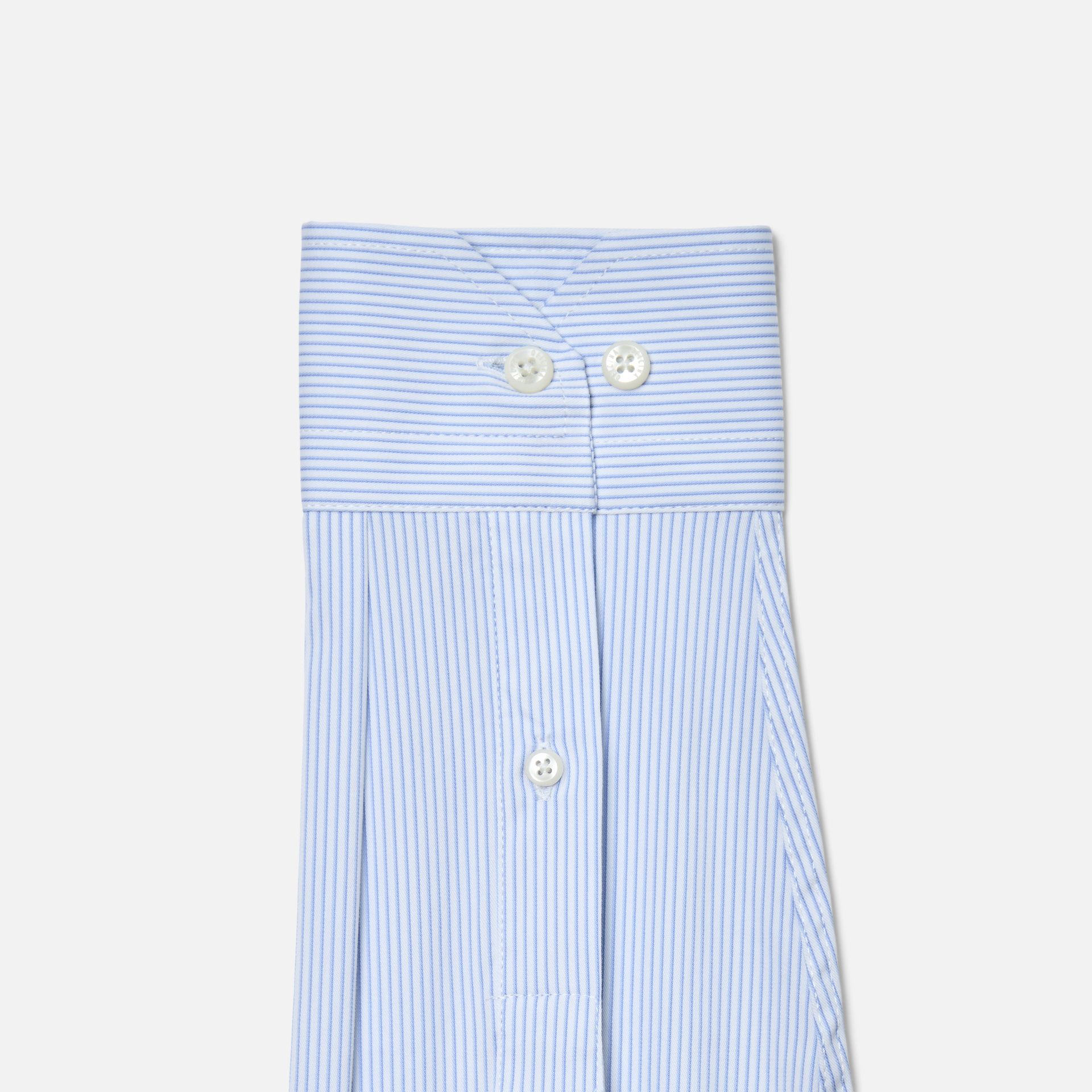 Camisa Paris Branca e Az Claro