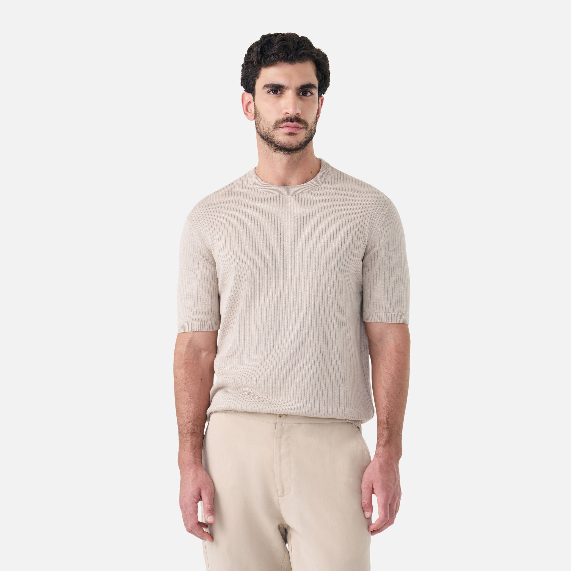 Camiseta Tricot Enseada Khaki