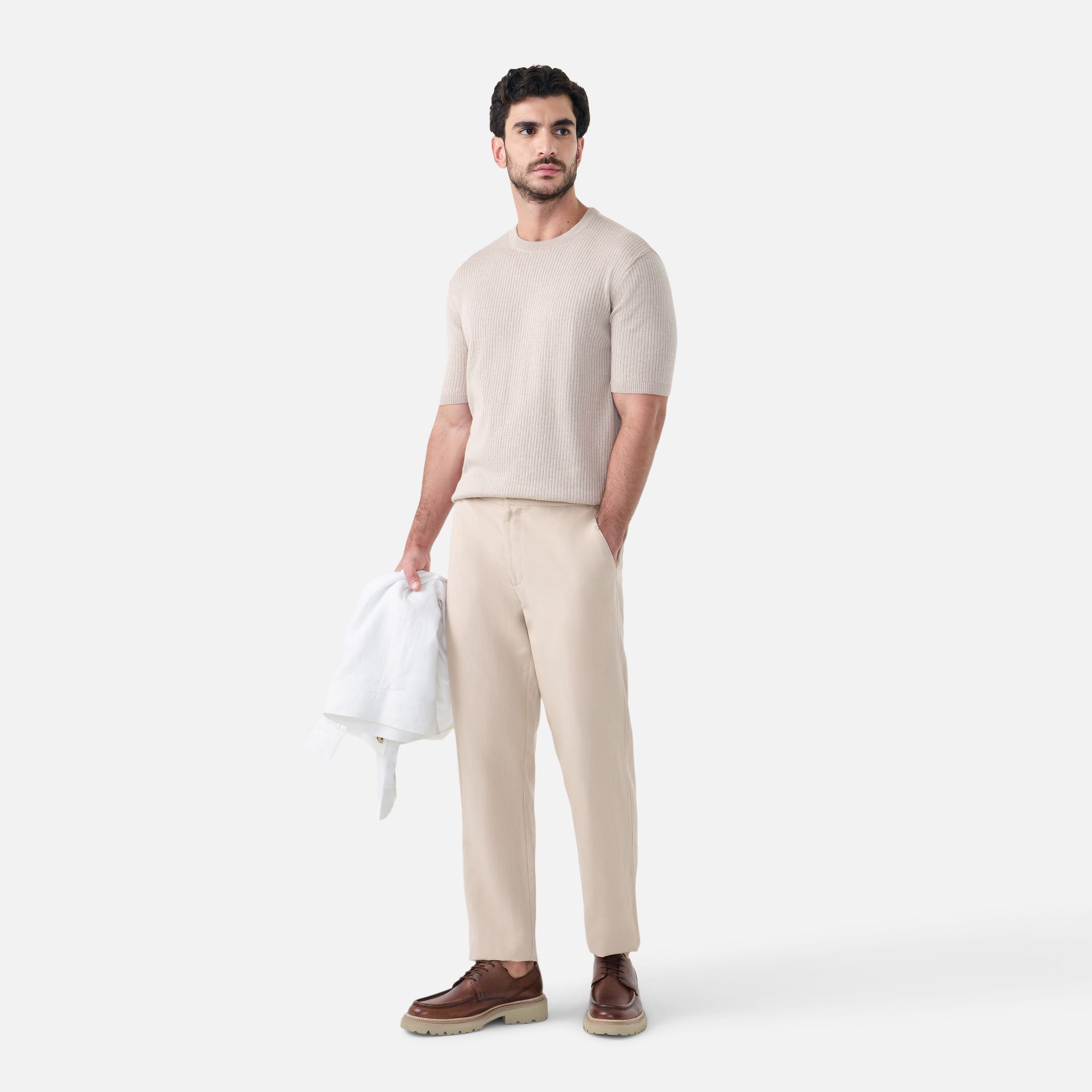 Camiseta Tricot Enseada Khaki