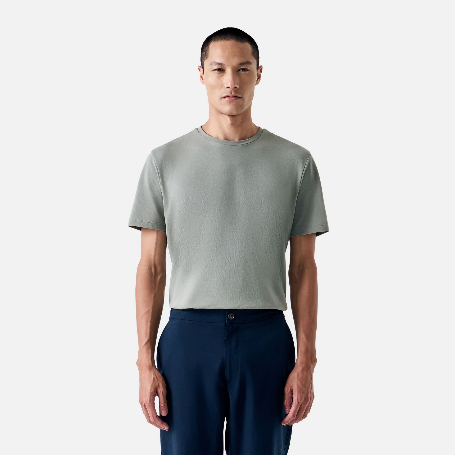 Camiseta Pima Piquet Verde Menta