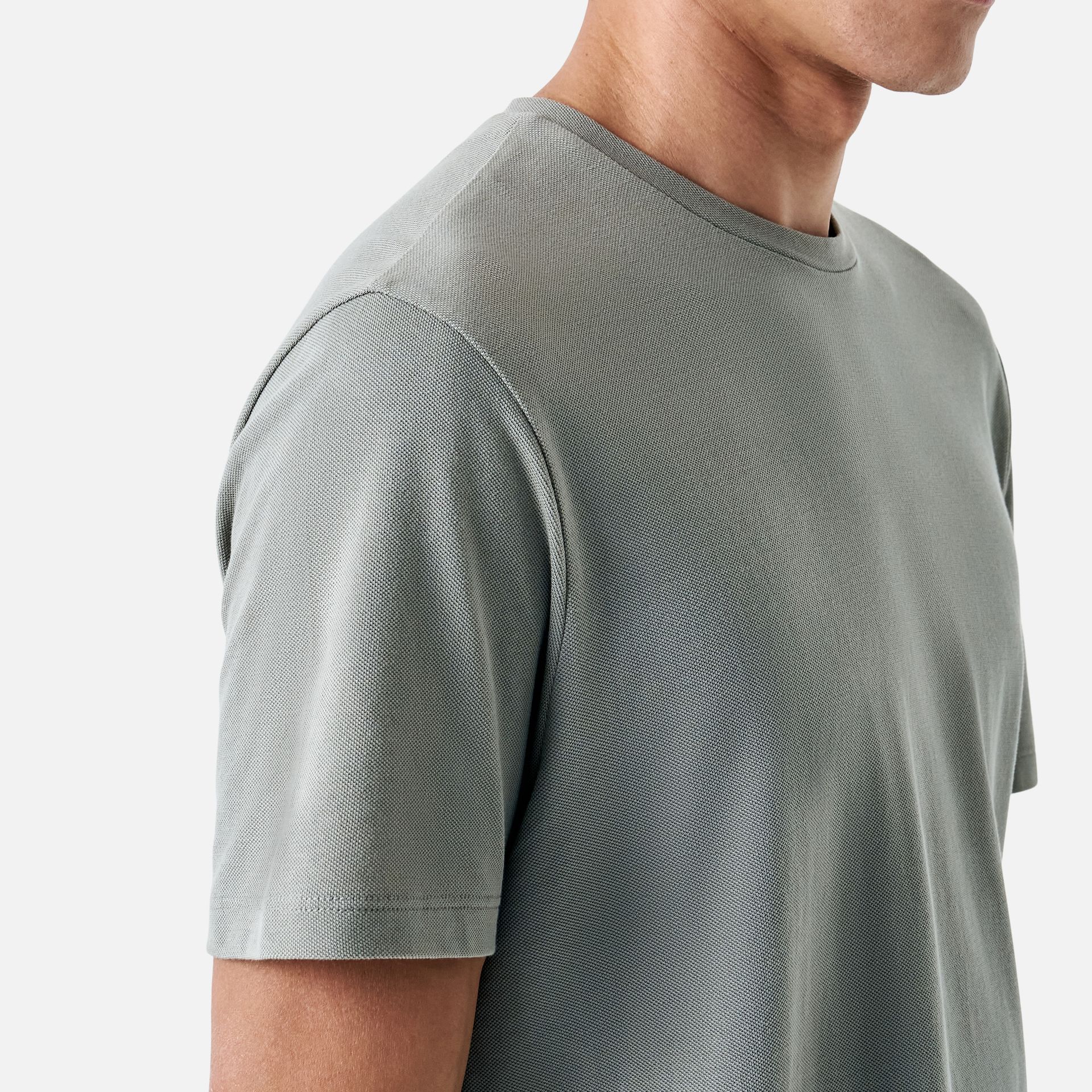 Camiseta Pima Piquet Verde Menta