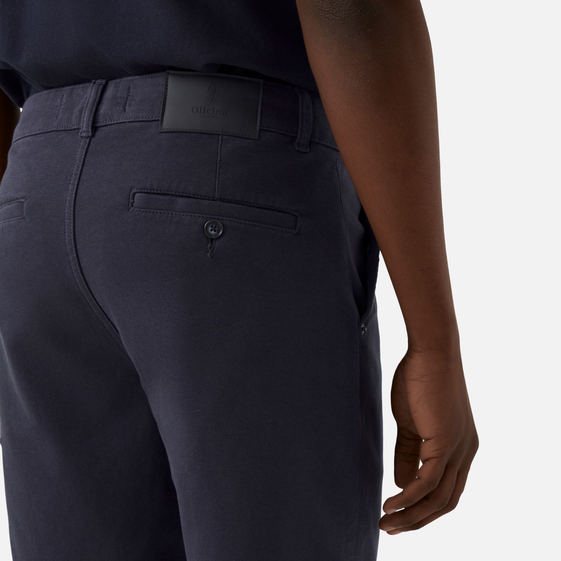 Bermuda Moletom 247 Azul Marinho