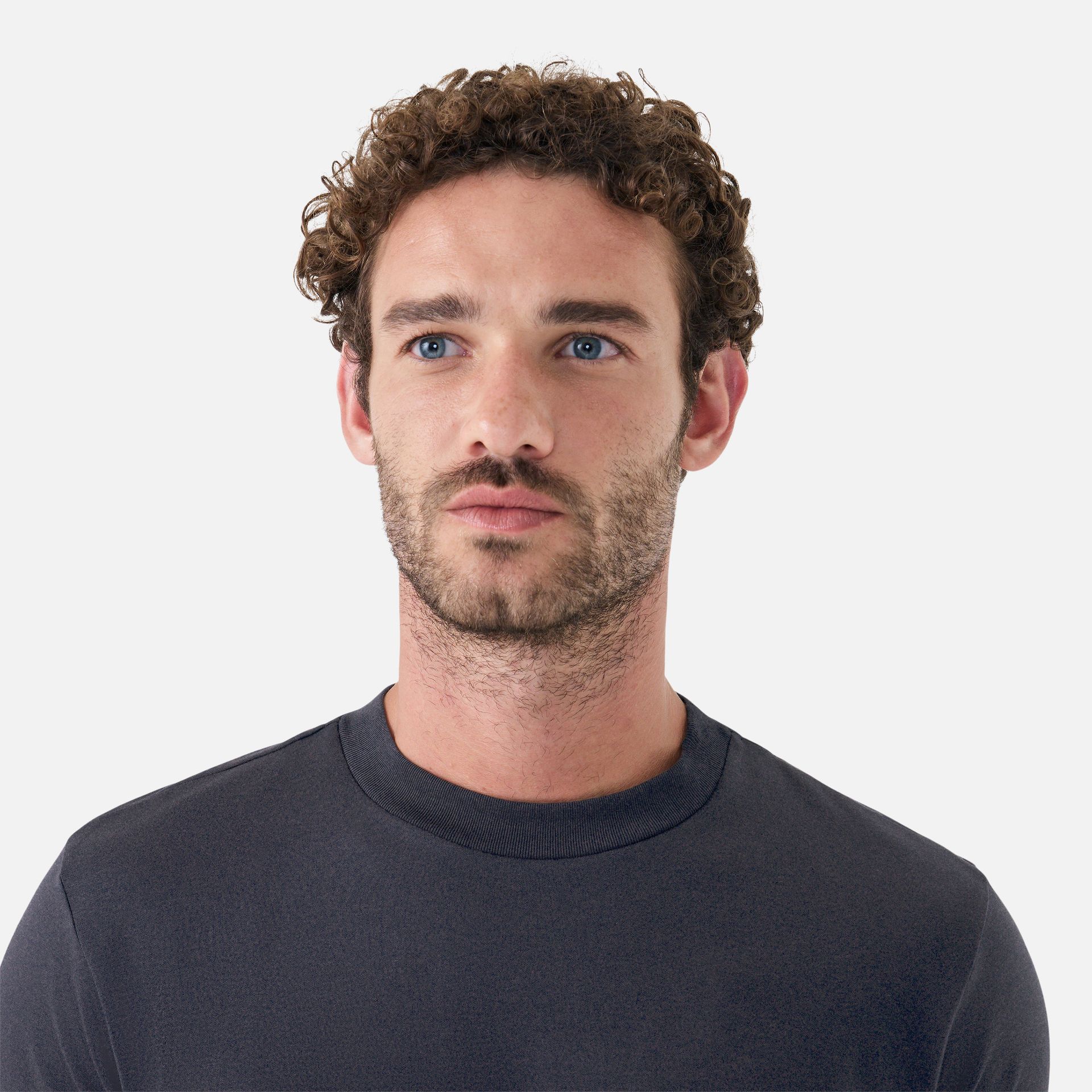 Camiseta Malha Office Azul Marinho