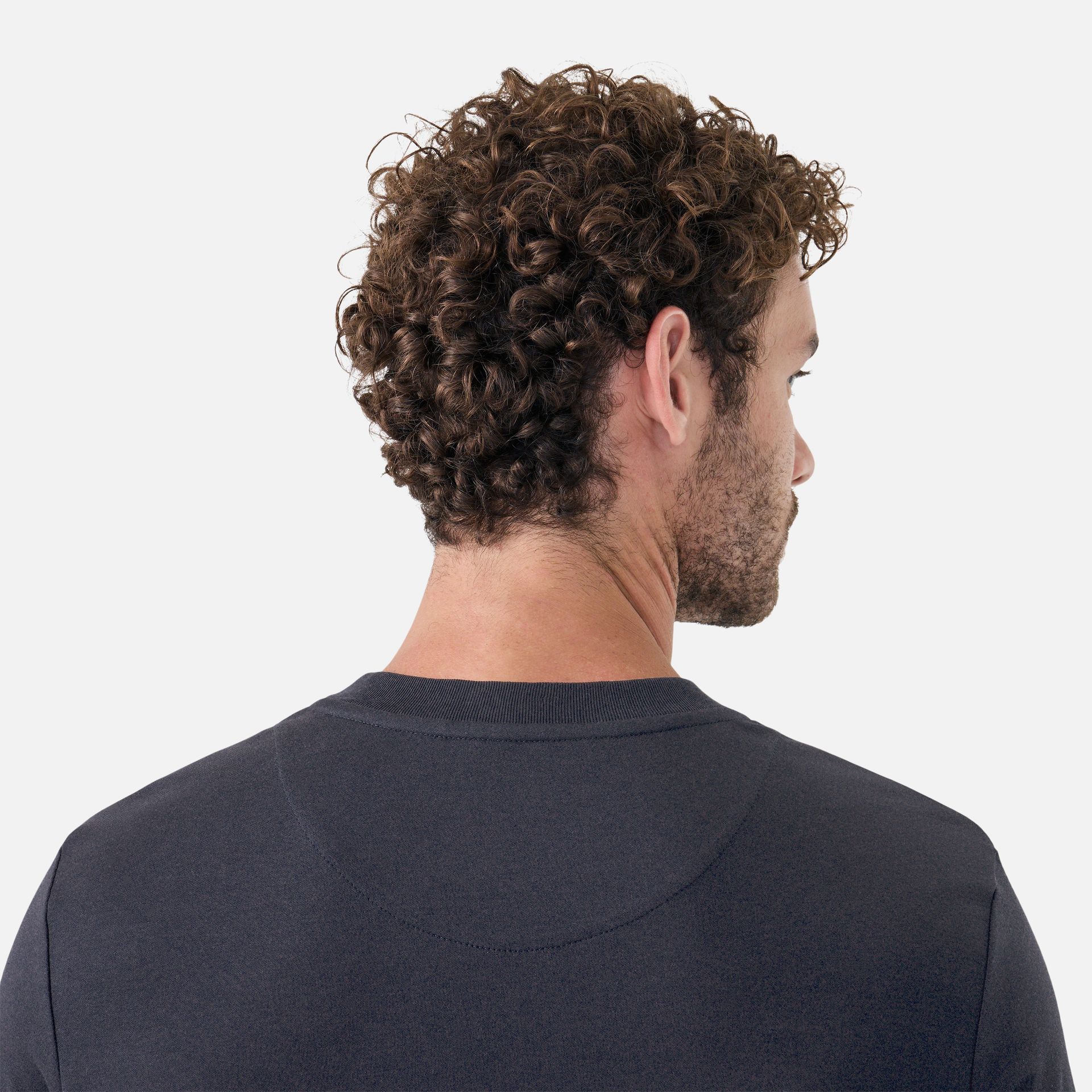 Camiseta Malha Office Azul Marinho