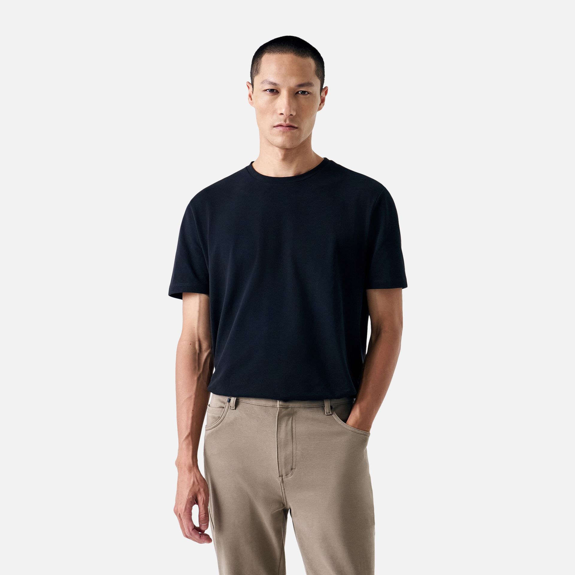 Camiseta Pima Piquet Preta