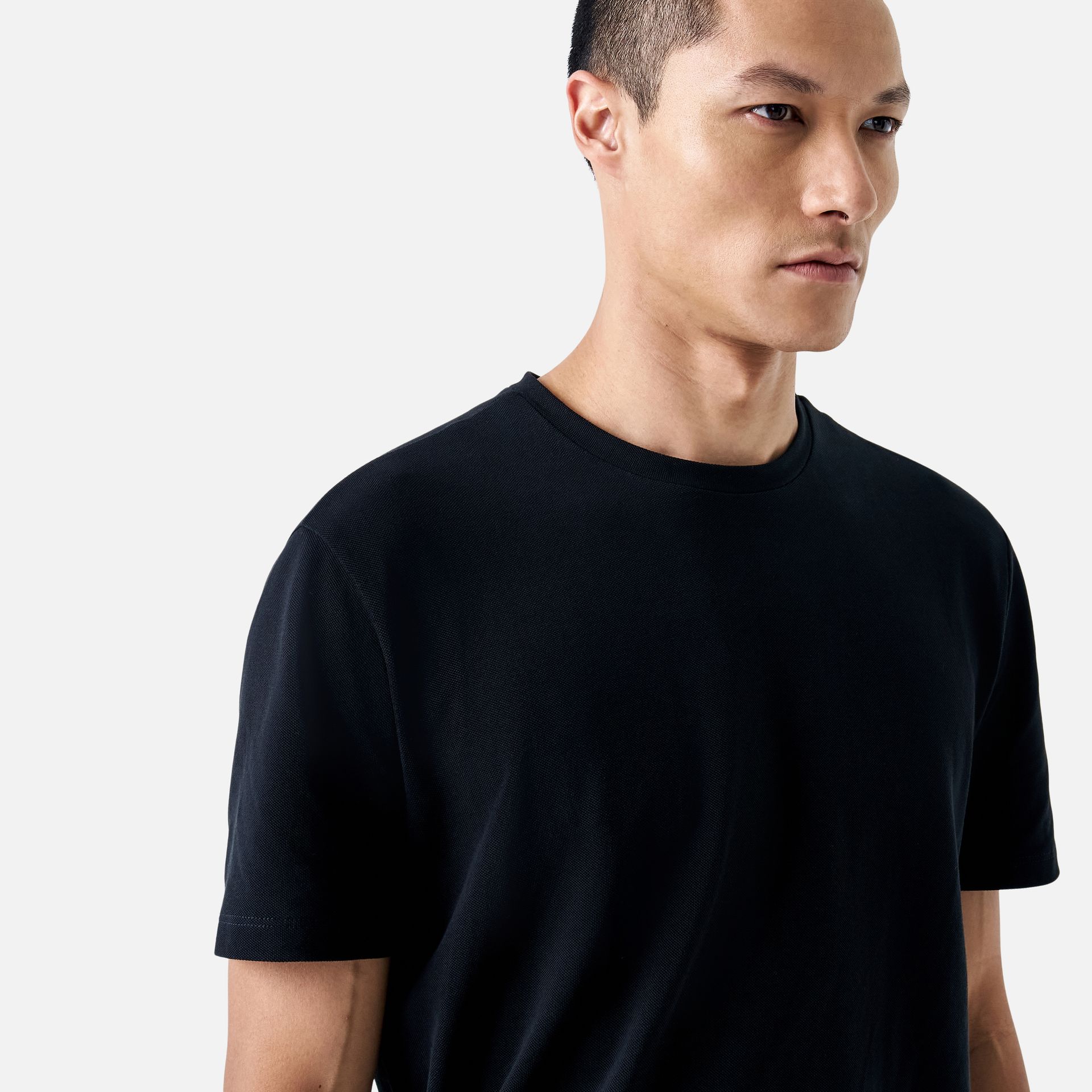 Camiseta Pima Piquet Preta