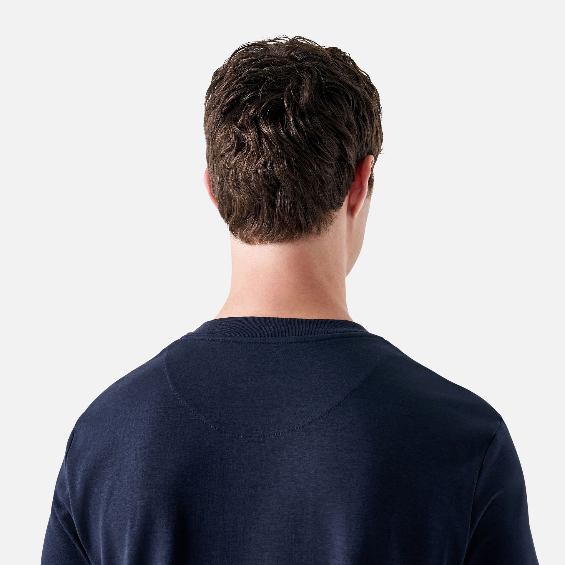 Camiseta Malha Office Azul Marinho