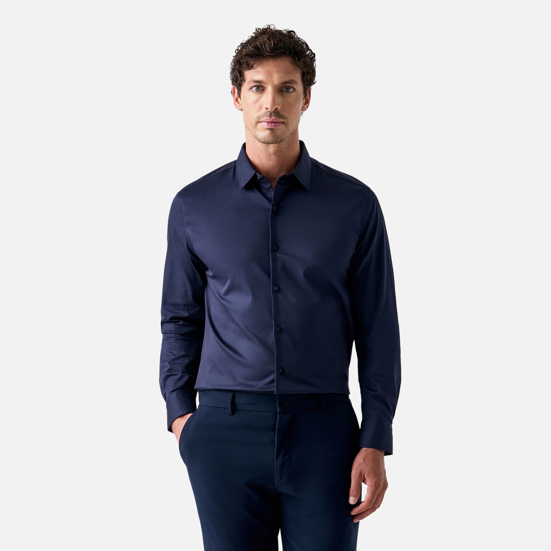Camisa Paris Marinho Claro