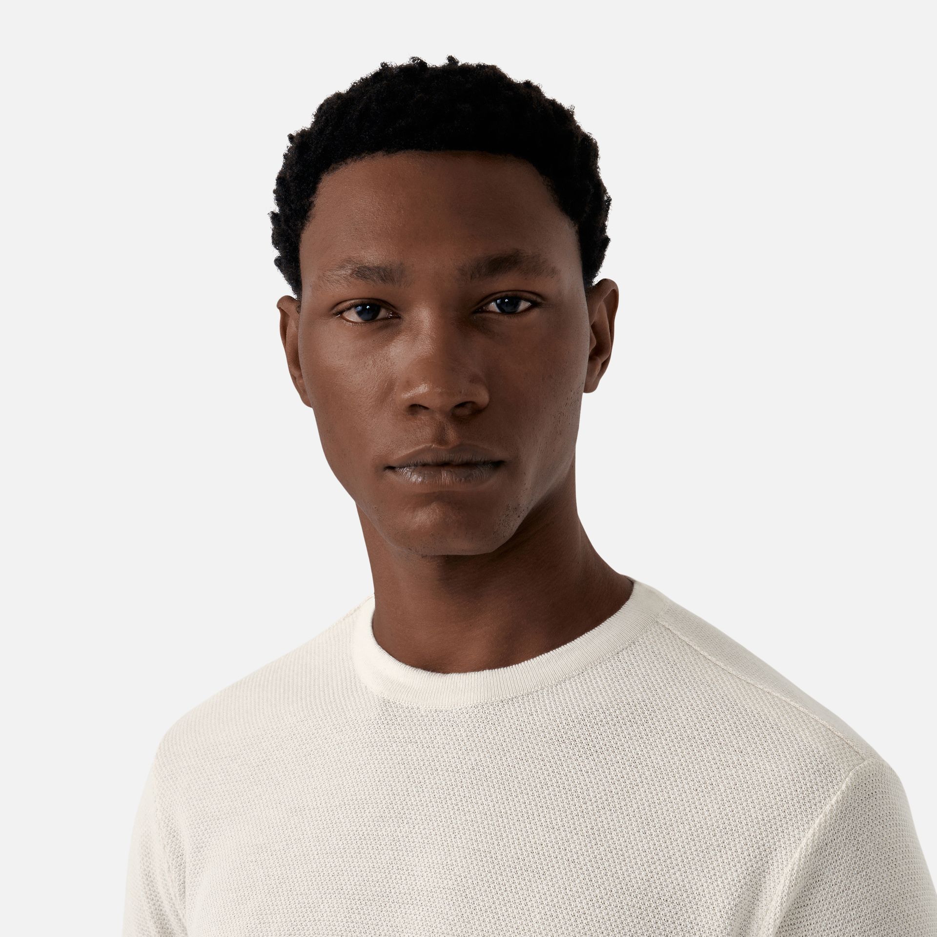 Camiseta Tricot Pinpoint Areia