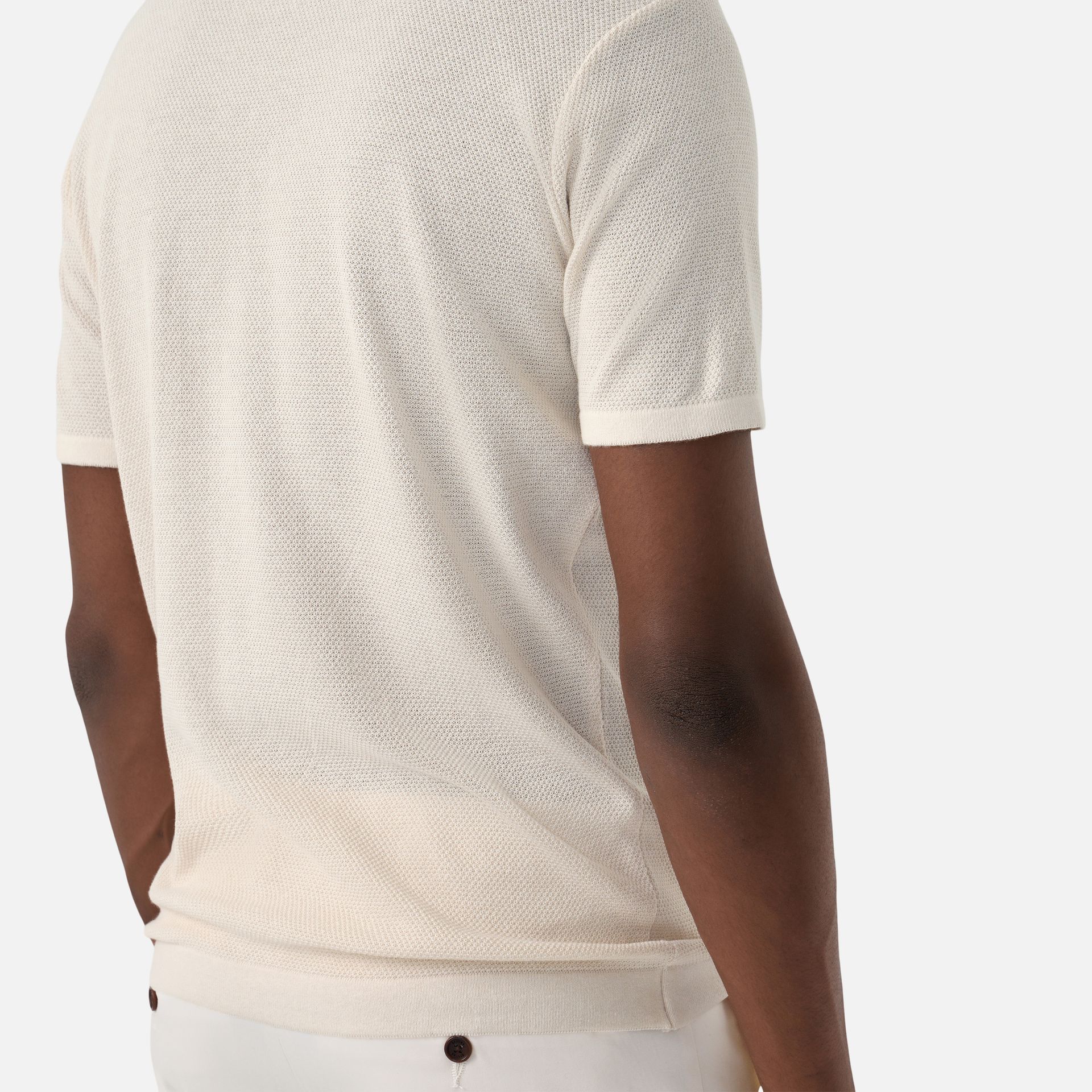 Camiseta Tricot Pinpoint Areia