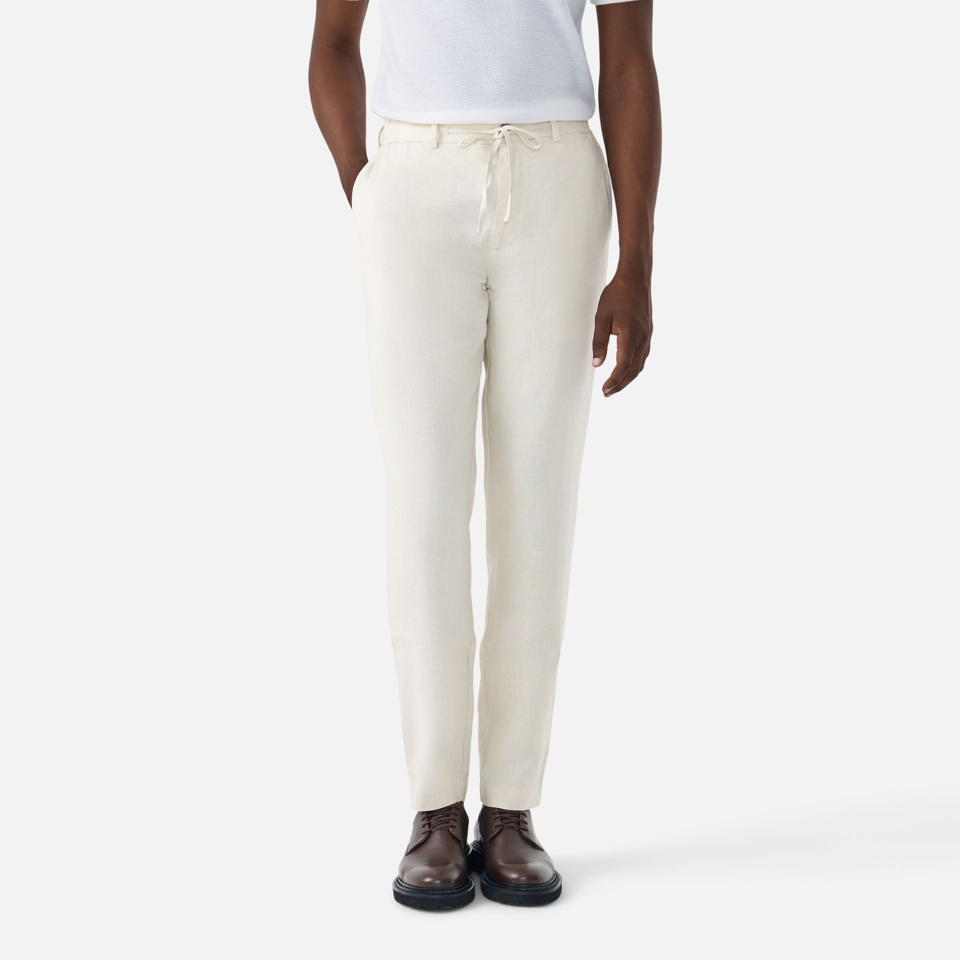 Calça Cânhamo Santorini Ecru