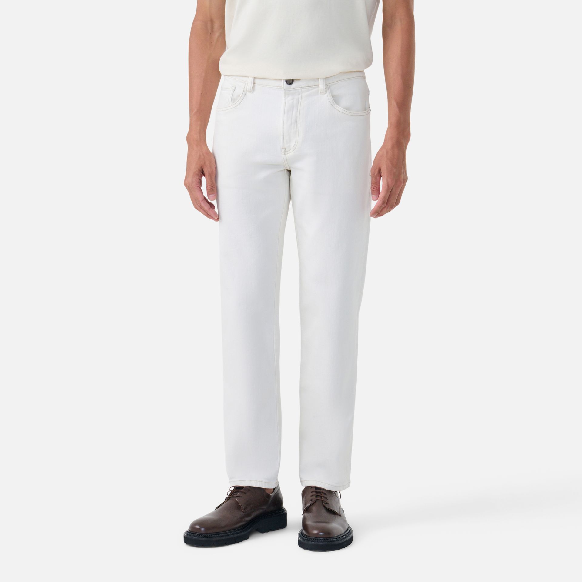 Calça Jeans Regular White Off White
