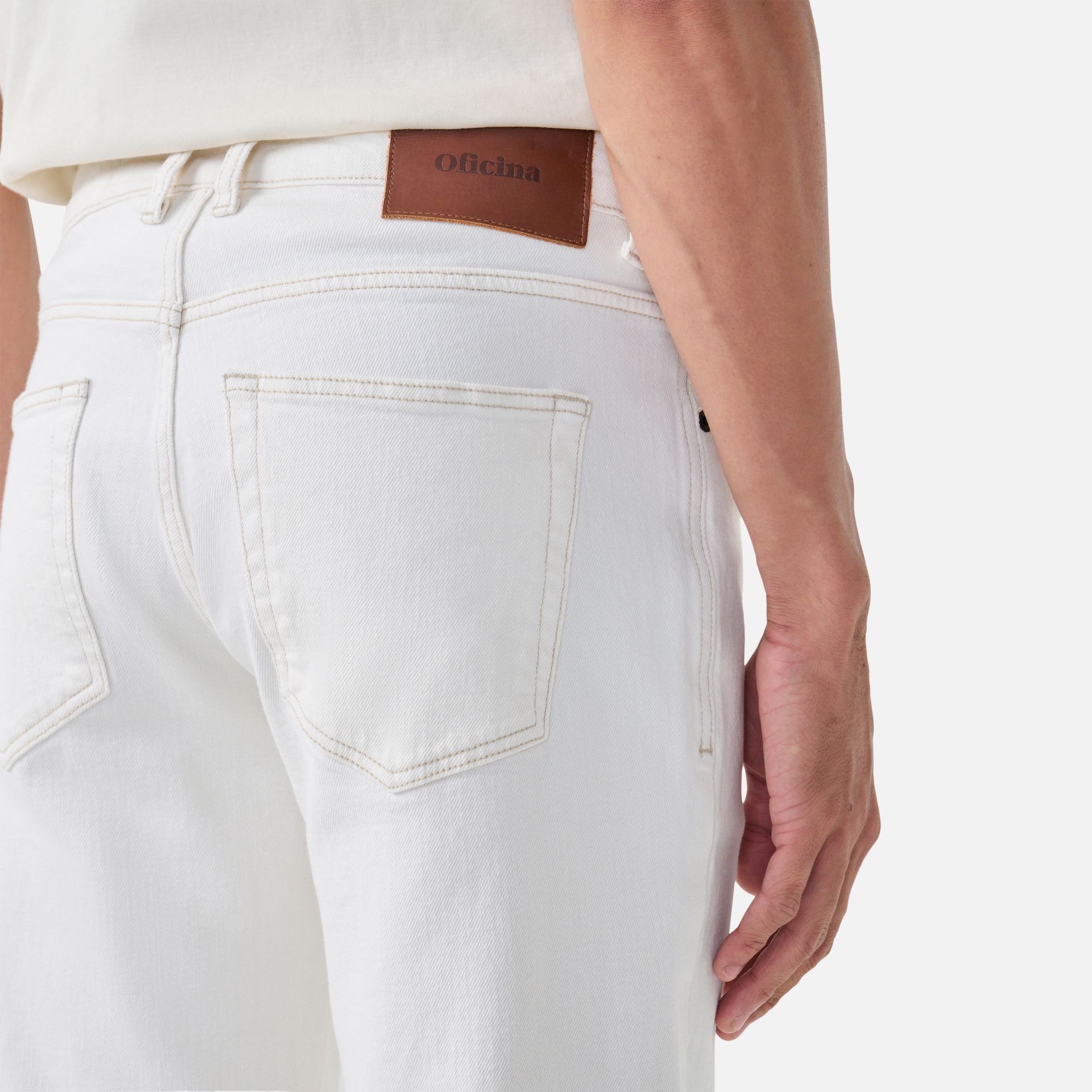 Calça Jeans Regular White Off White
