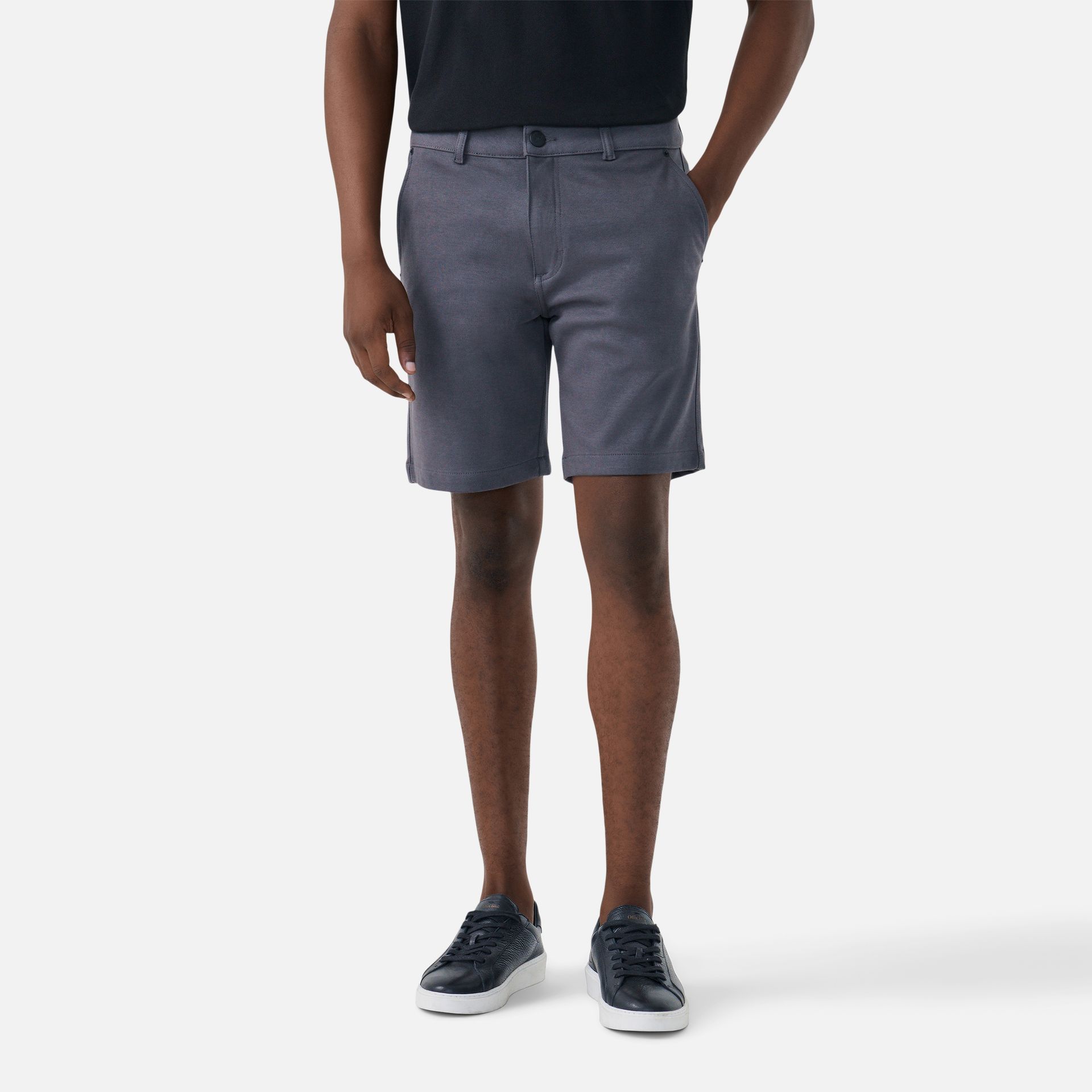 Bermuda Moletom 247 Cinza